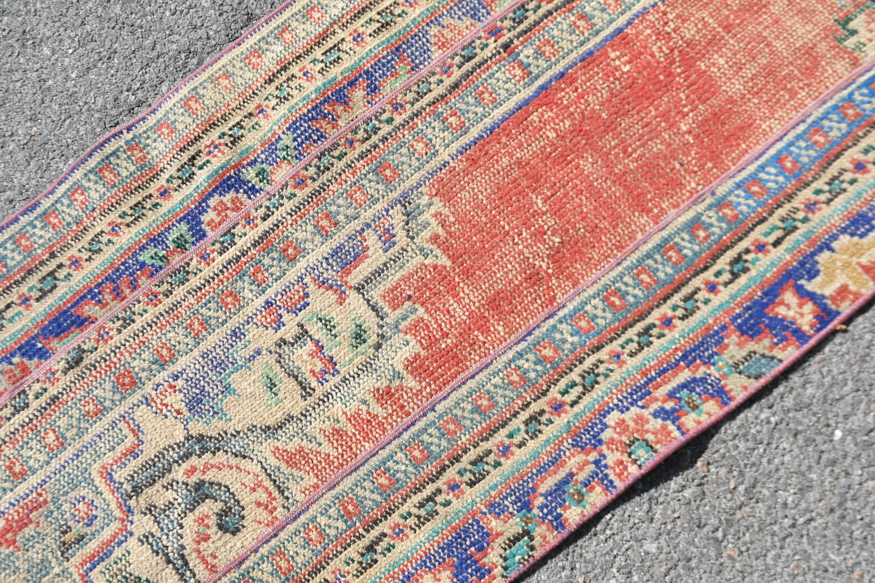 Turkish Rug, Bedroom Rugs, Kitchen Rug, Rugs for Car Mat, Anatolian Rug, Vintage Rugs, Ethnic Rug, 2.1x4.2 ft Small Rug, Blue Oriental Rugs