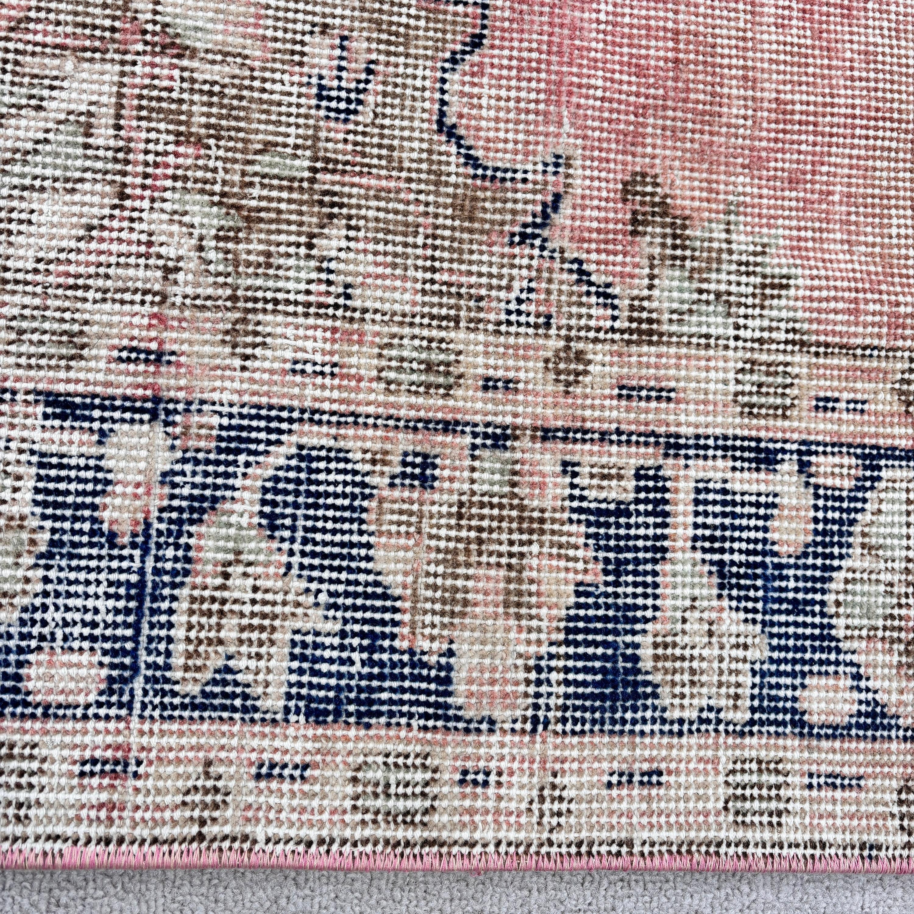 El Yapımı Halı, Oryantal Halılar, Modern Halılar, Pembe Ev Dekorasyonu Halısı, Vintage Halı, Türk Halıları, 4.8x12.5 ft Runner Halıları, Beni Ourain Runner Halısı