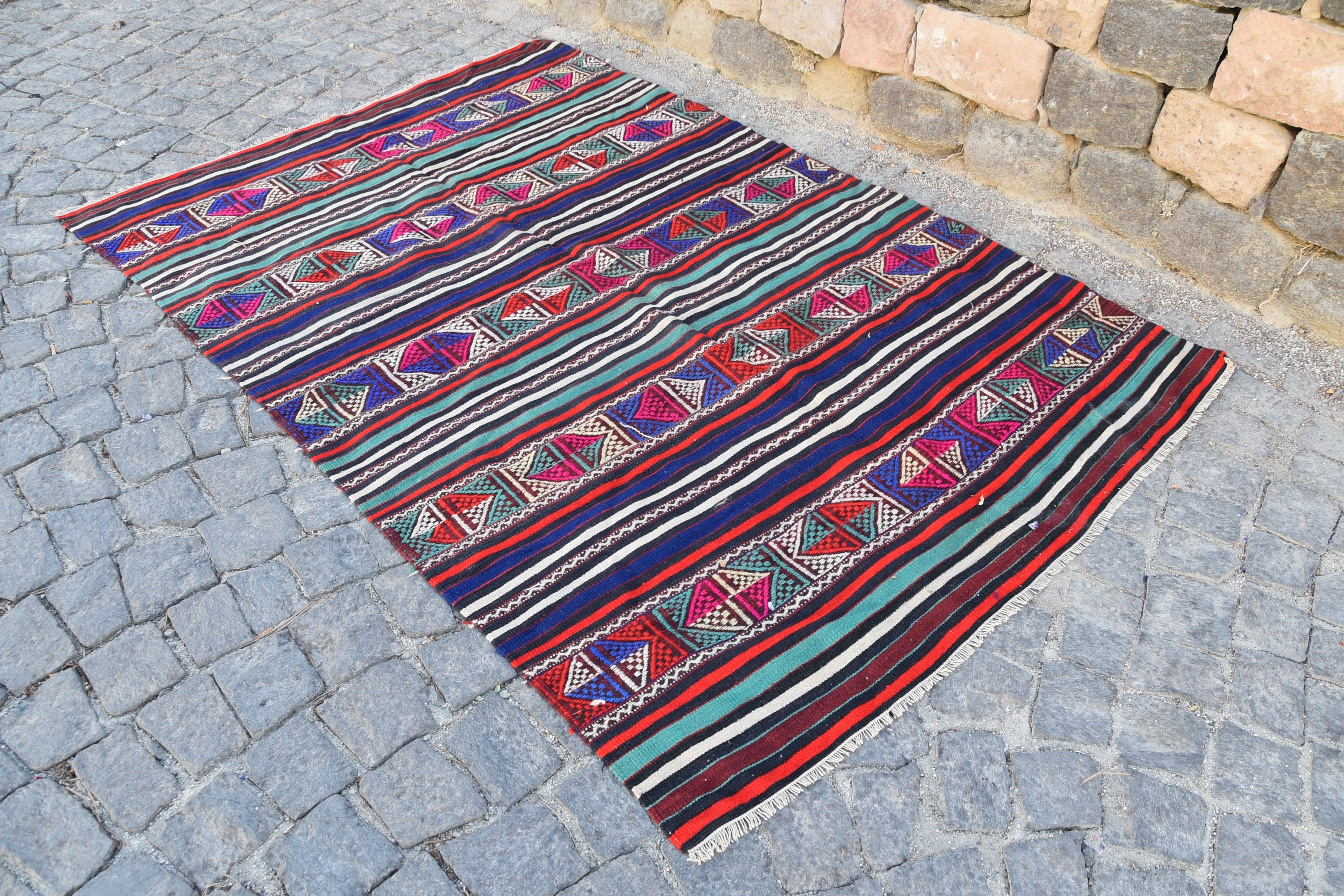 Vintage Halı, Havalı Halı, Oturma Odası Halıları, Yatak Odası Halısı, Oturma Odası Halıları, Oryantal Halı, 5x7.2 ft Alan Halıları, Türk Halıları, Kilim, Sevimli Halı