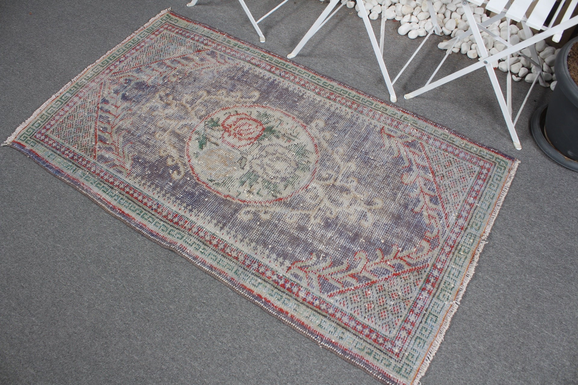 Wall Hanging Rug, Gray Bedroom Rugs, Oriental Rugs, Vintage Rug, Car Mat Rug, 2.8x5 ft Small Rugs, Turkish Rug, Designer Rug