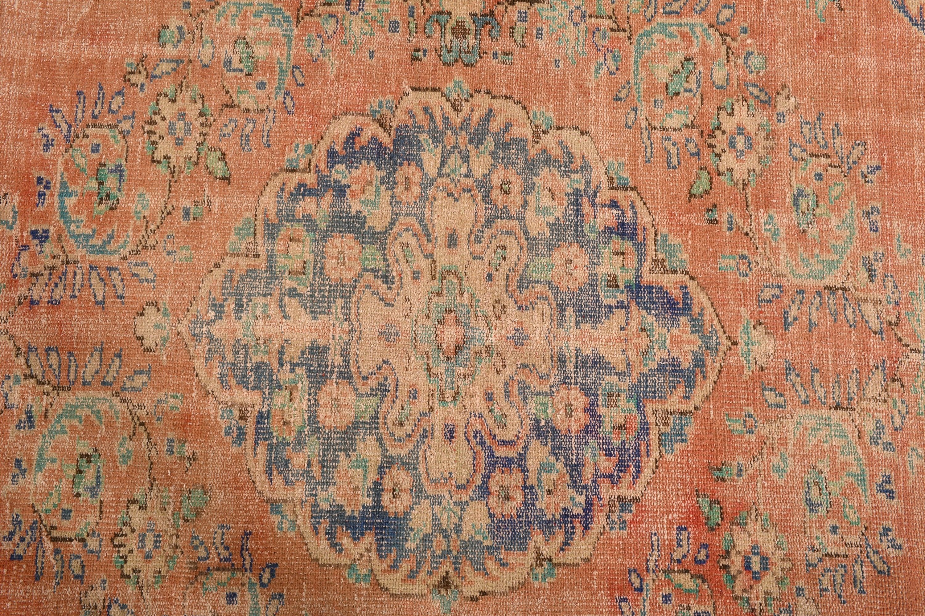 Yatak Odası Halıları, Yemek Odası Halıları, 5.9x9 ft Büyük Halı, Türk Halıları, Yün Halı, Salon Halıları, Havalı Halı, Mavi Ev Dekor Halısı, Vintage Halı