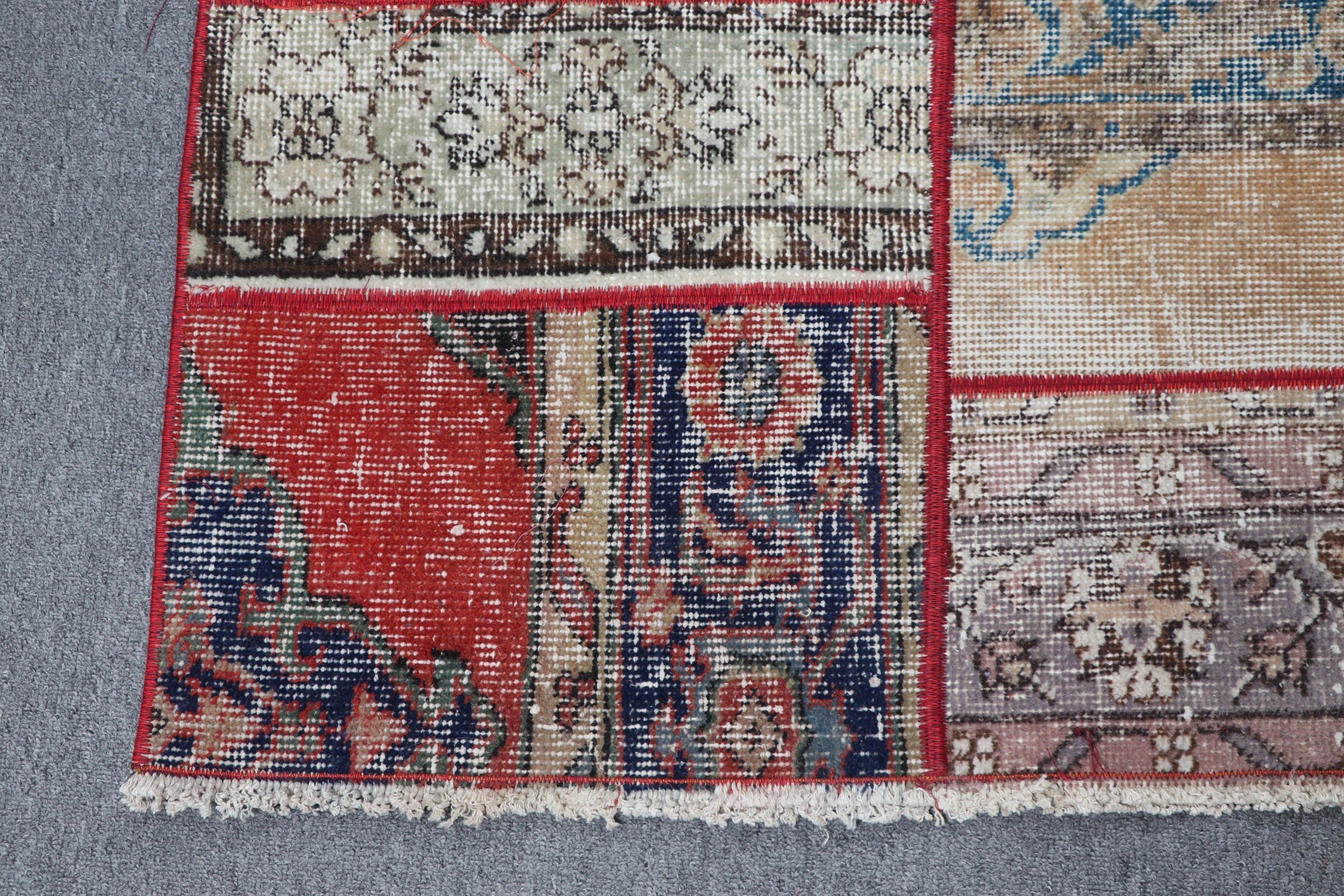 Door Mat Rugs, Kitchen Rugs, Oriental Rugs, Blue  2.5x5.3 ft Small Rugs, Bedroom Rug, Turkish Rug, Handmade Rugs, Vintage Rug