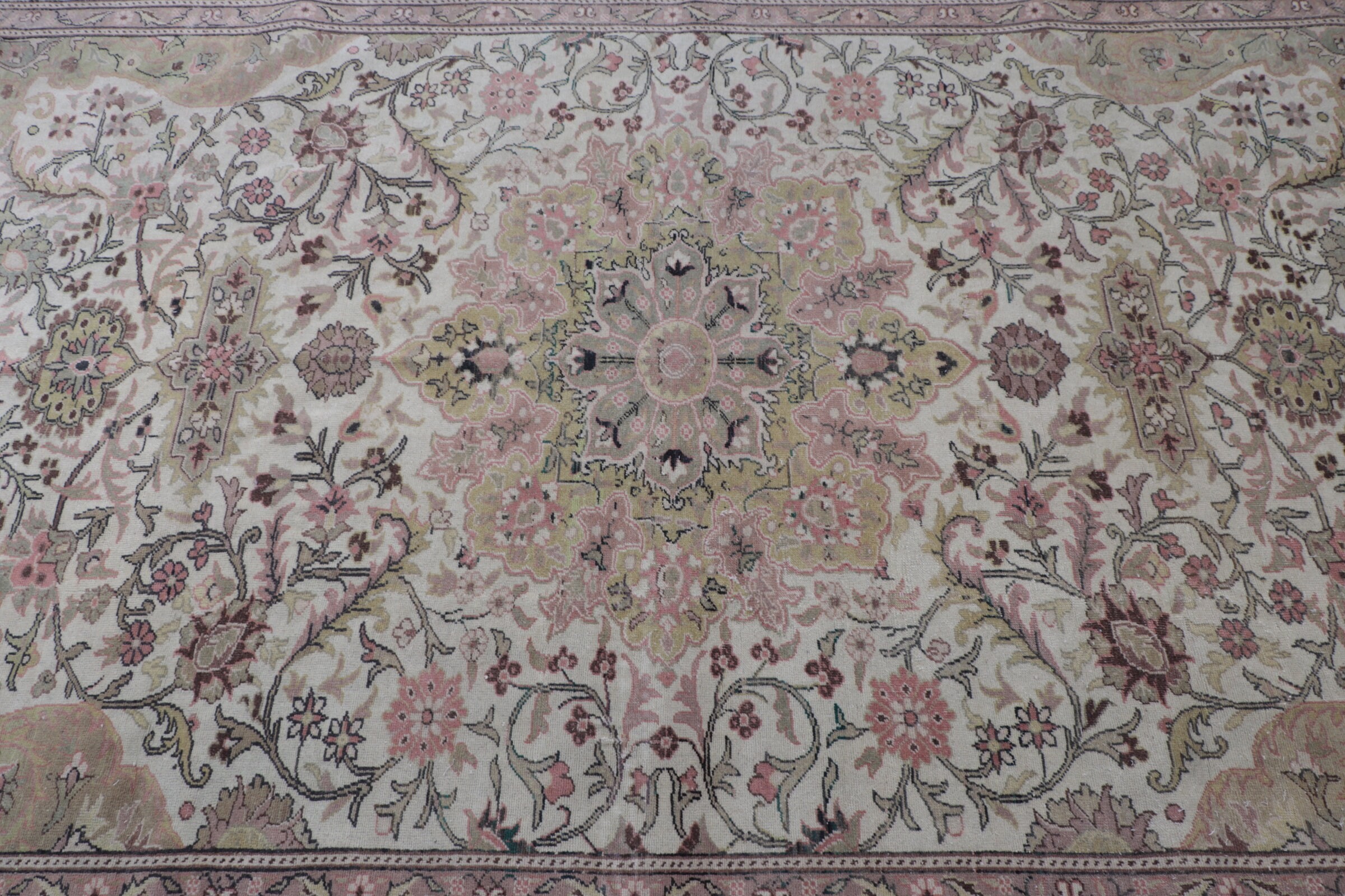 6.5x10.5 ft Büyük Halılar, Vintage Halı, Türk Halıları, Ev Dekorasyonu Halısı, Bej Yatak Odası Halısı, Etnik Halılar, Salon Halısı, Yatak Odası Halıları, Yer Halıları