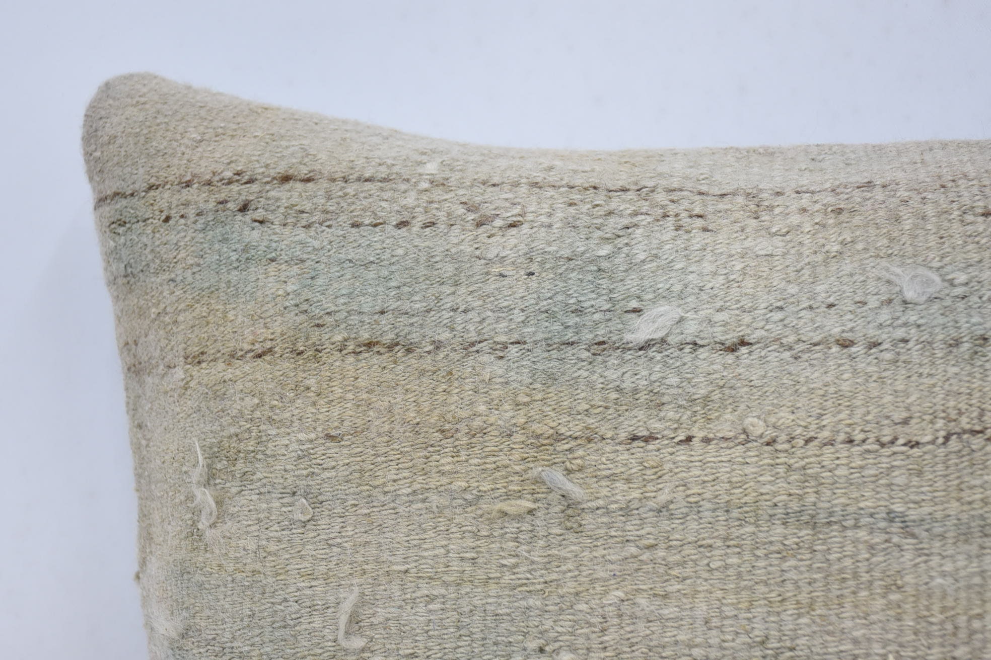 16"x24" Beige Pillow Sham, Handmade Kilim Cushion, Home Decor Pillow, Throw Kilim Pillow, Sofa Cushion, Tribal Pillow Case