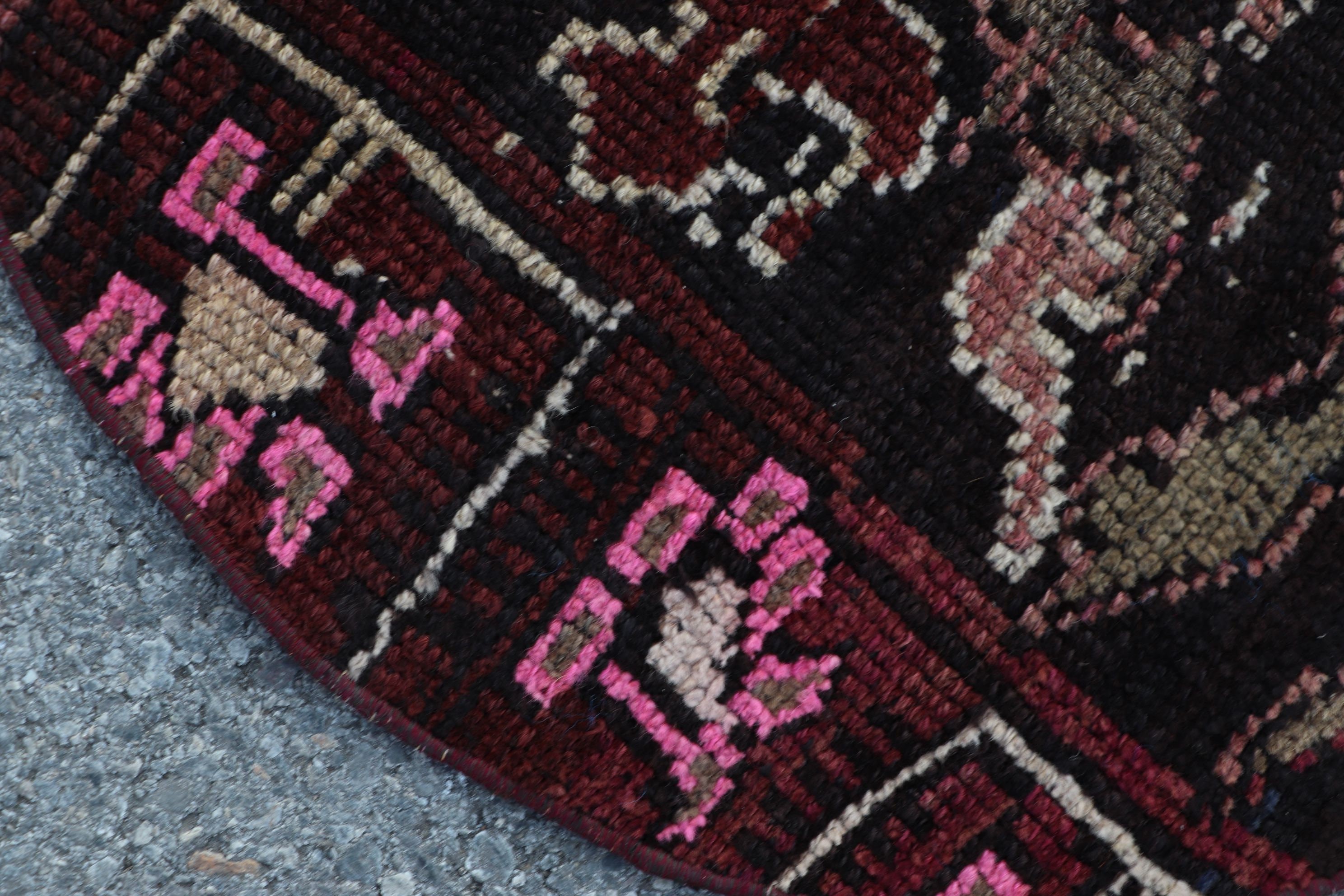 Rugs for Bedroom, Antique Rug, Vintage Rug, 2.2x2.4 ft Small Rug, Turkish Rug, Bathroom Rug, Door Mat Rugs, Pink Oushak Rug, Floor Rugs