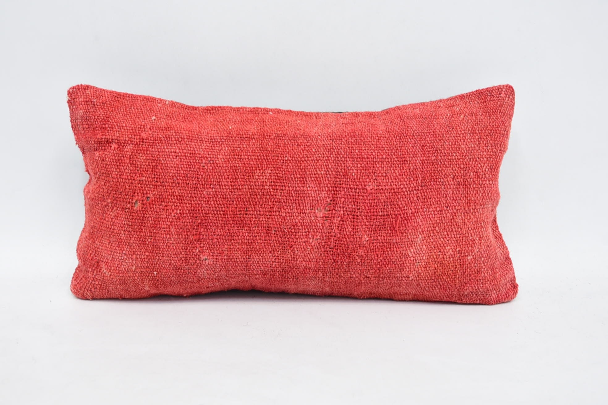 Antique Pillows, 8"x16" Red Cushion, Muted Cushion, Pet Pillow Sham, Vintage Pillow, Pillow for Couch