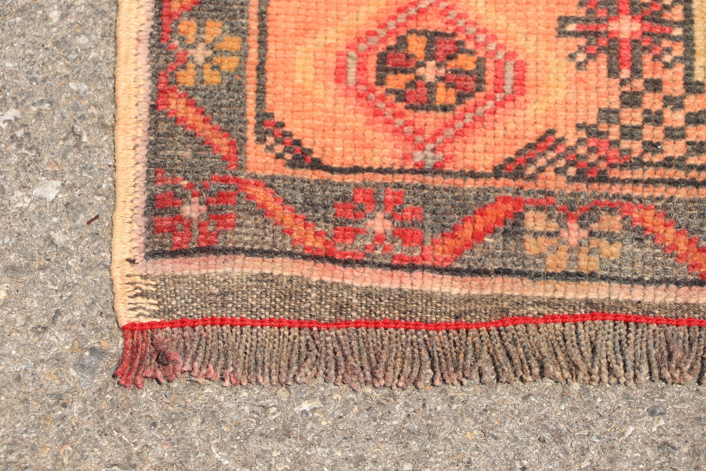 Vintage Rugs, Turkish Rug, Rugs for Floor, Living Room Rugs, Boho Rug, Bedroom Rug, Red Oriental Rug, Floor Rugs, 4.1x7.3 ft Area Rugs