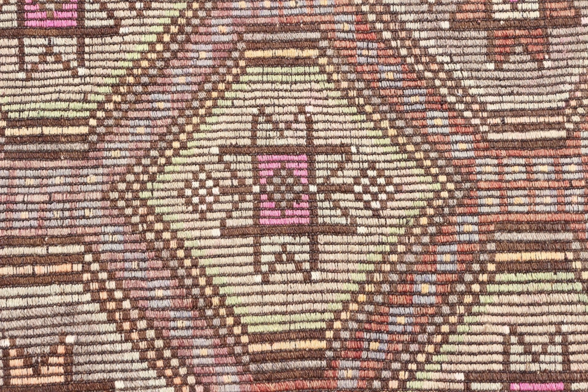 Vintage Halı, Kilim, 4.6x11.5 ft Runner Halı, Türk Halısı, Bej Ev Dekor Halıları, Mutfak Halısı, Yer Halısı, Koridor Halıları