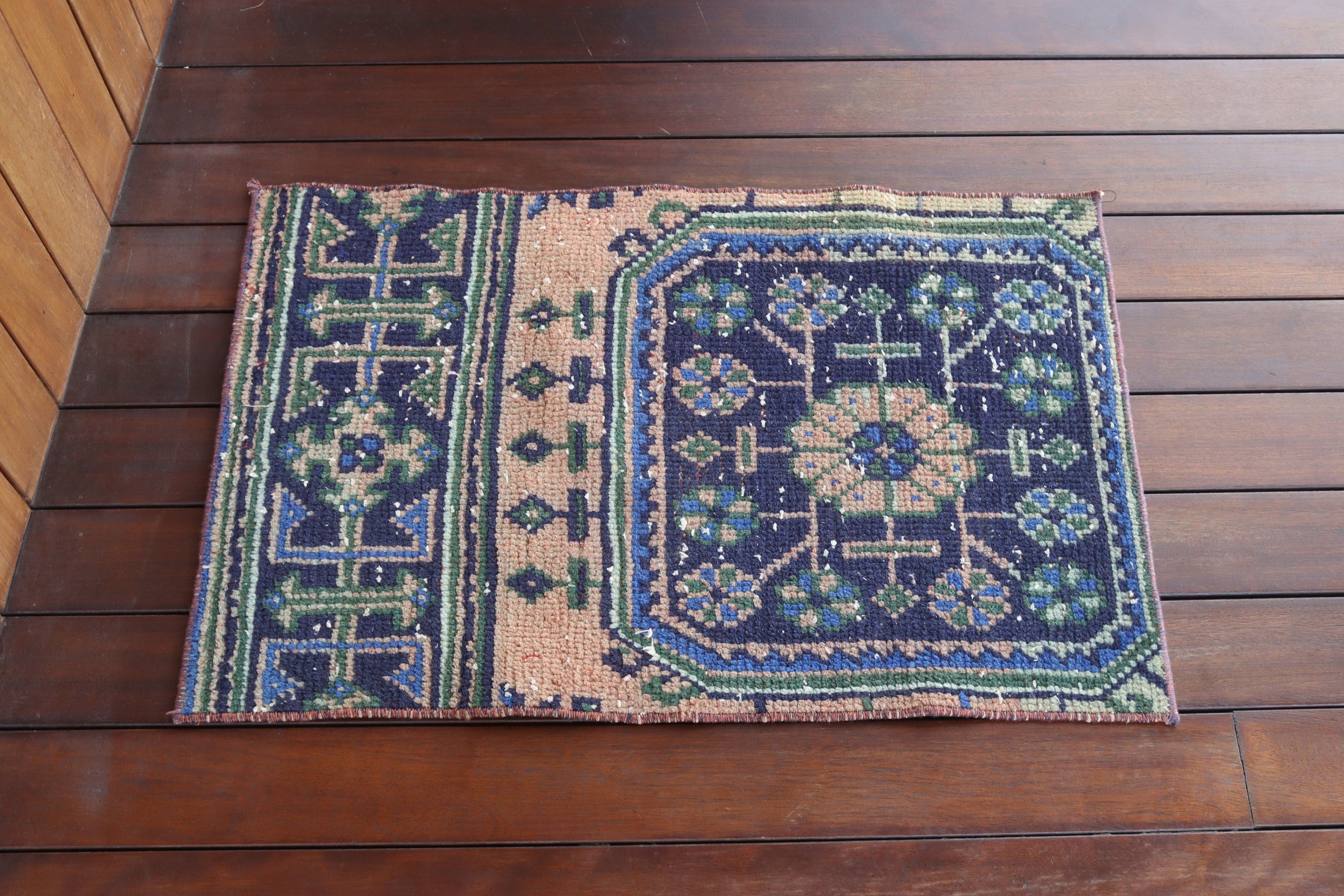 Vintage Halılar, Yer Halısı, Geometrik Halılar, Mavi Yatak Odası Halısı, Küçük Boho Halıları, 1.6x2.4 ft Küçük Halı, Çocuk Halıları, Türk Halısı, Etnik Halı