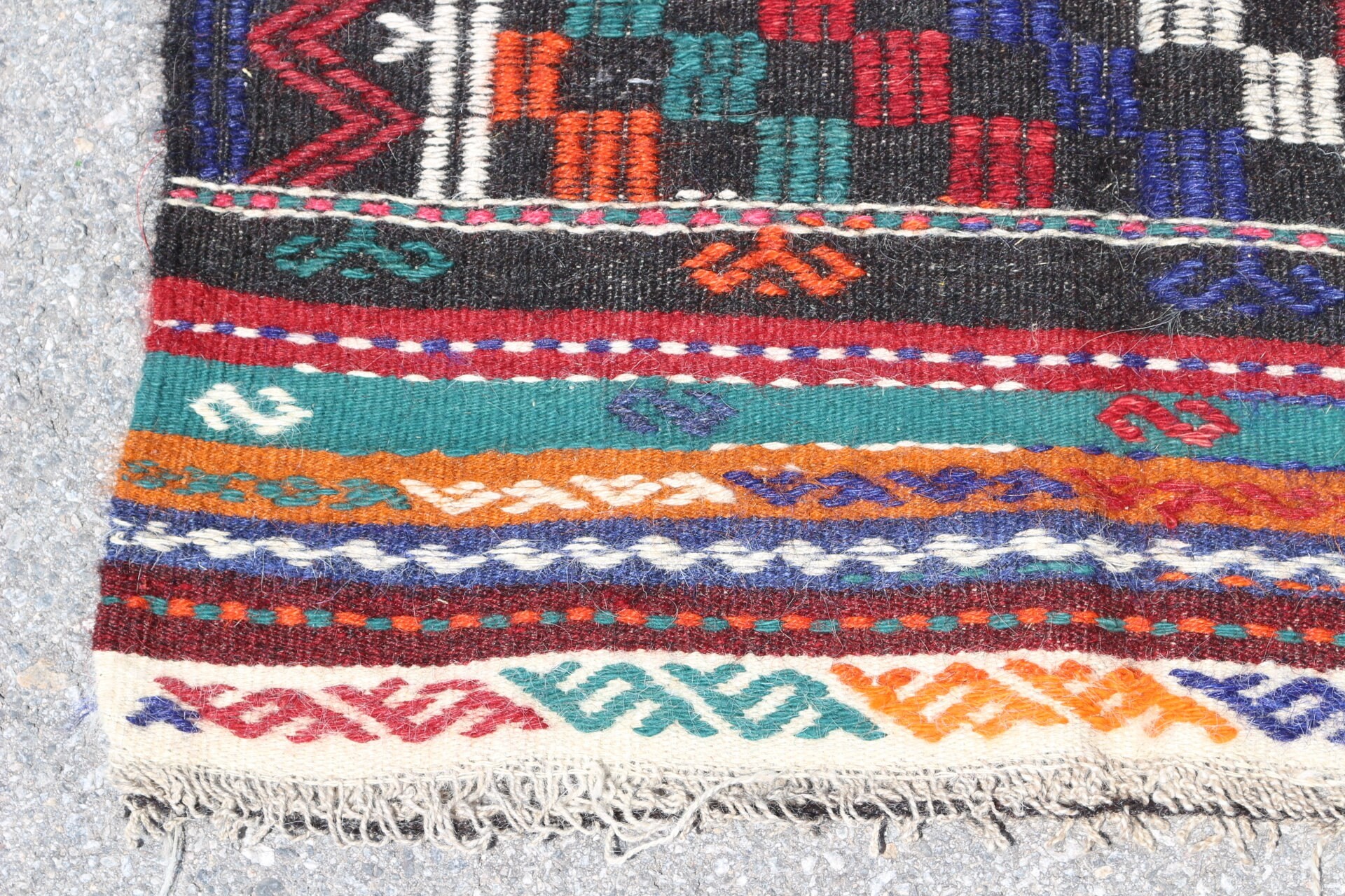 Kilim, Düz Dokuma Halı, Türk Halıları, Anadolu Halısı, 5.9x9.6 ft Büyük Halı, Siyah Yatak Odası Halısı, Yatak Odası Halısı, Vintage Halılar, Oturma Odası Halıları