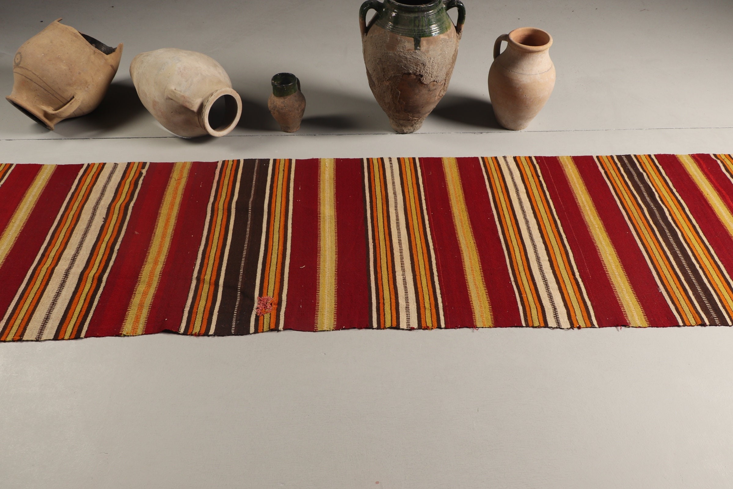 71x324 cm Yolluk Kilim, Yolluk Kilim, Koridor Kilim, Kırmızı Antik Kilim, Nostaljik Kilim, Antik Kilim, Merdiven Kilim, Koridor Kilim