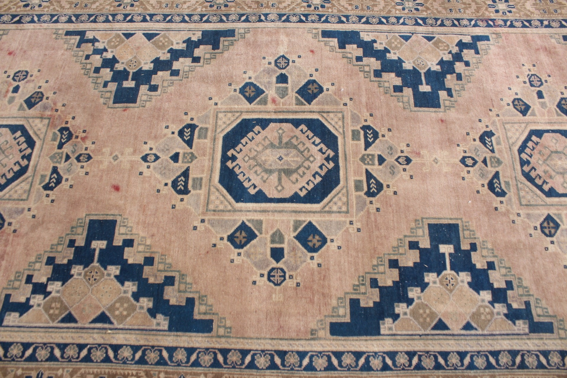 Antika Halı, Ev Dekorasyonu Halısı, Vintage Halı, Yatak Odası Halısı, 5.1x11.8 ft Büyük Halı, Türk Halısı, Salon Halıları, Eskitilmiş Halı, Mavi Antika Halılar