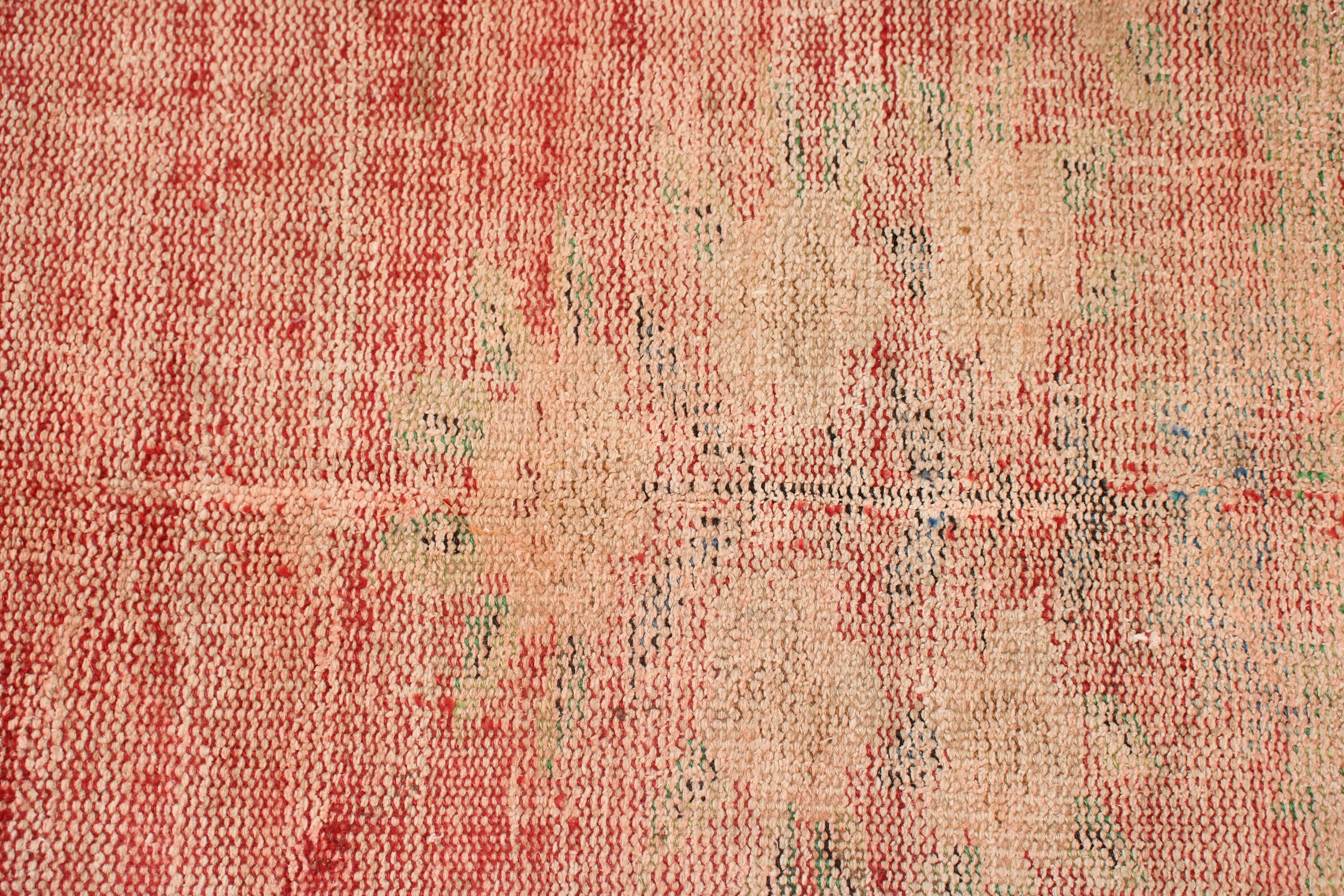 Door Mat Rug, 1.6x3.1 ft Small Rug, Red Wool Rugs, Luxury Rugs, Statement Rugs, Wall Hanging Rugs, Turkish Rug, Vintage Rugs, Moroccan Rug