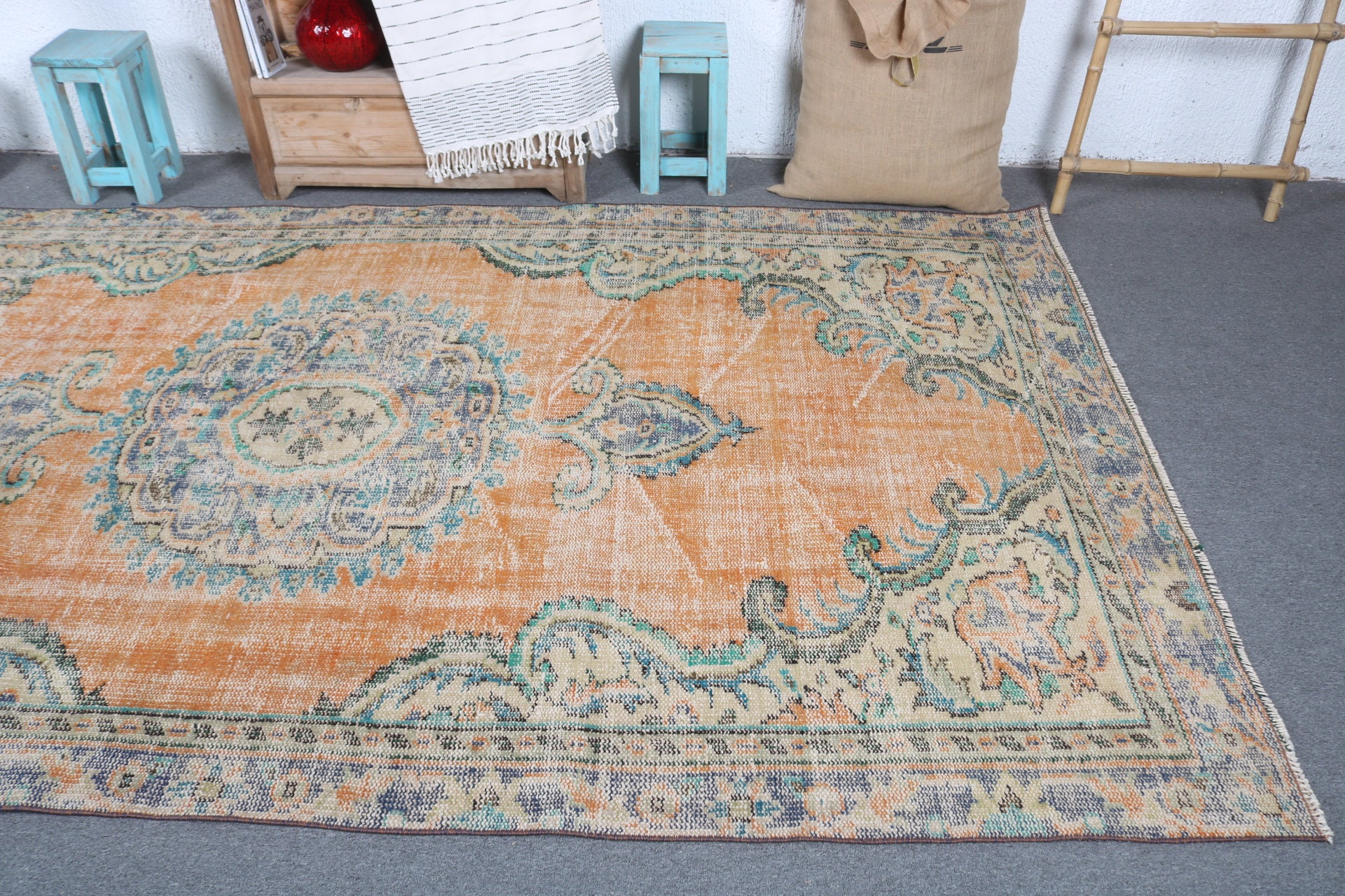 Moroccan Rug, Vintage Rug, Rugs for Dining Room, Anatolian Rug, Dining Room Rug, Living Room Rug, Turkish Rug, 5.3x9.5 ft Large Rug