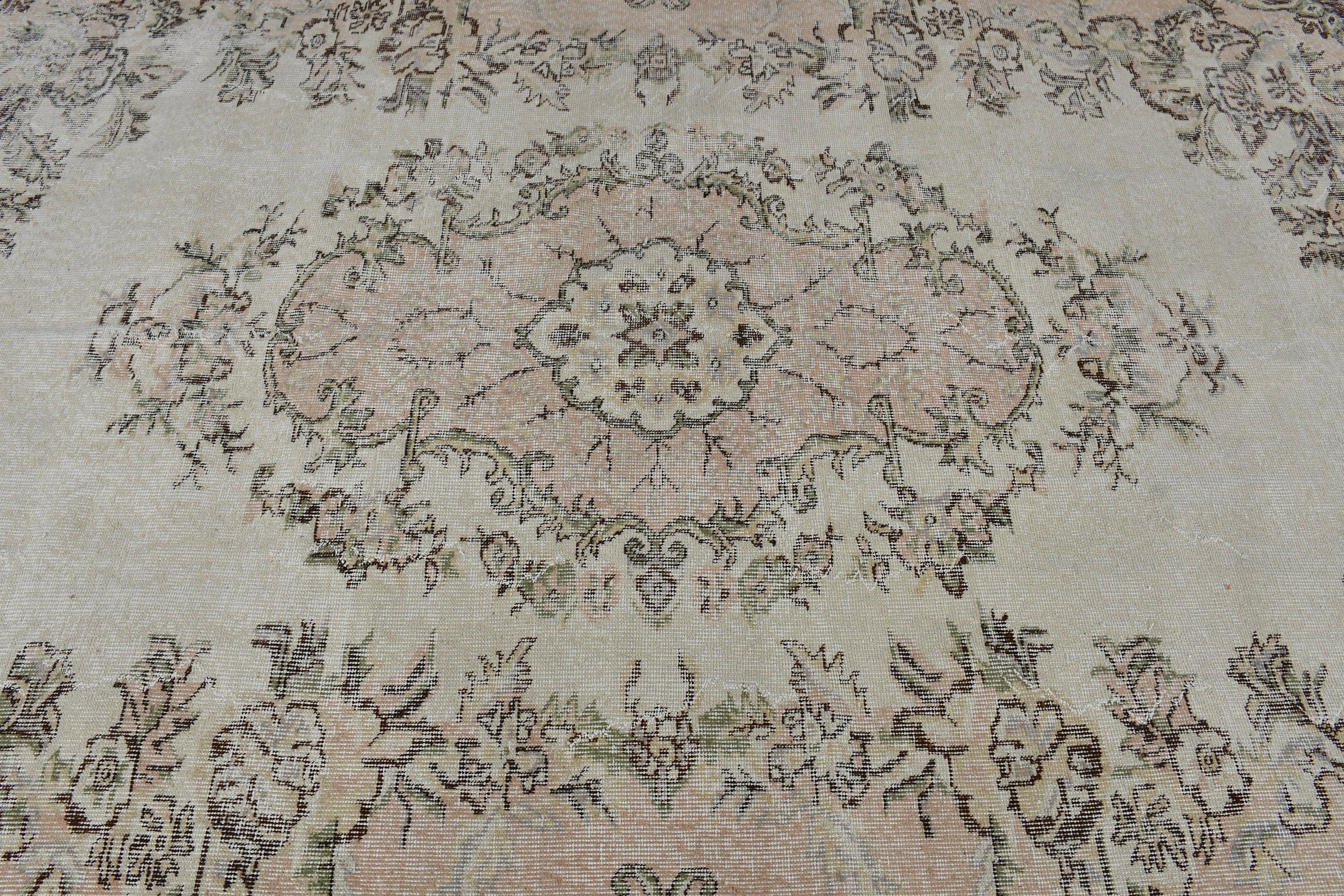 Living Room Rug, 6.7x9.7 ft Large Rug, Rugs for Bedroom, Dining Room Rugs, Wool Rugs, Turkish Rug, Floor Rug, Aztec Rugs, Vintage Rug