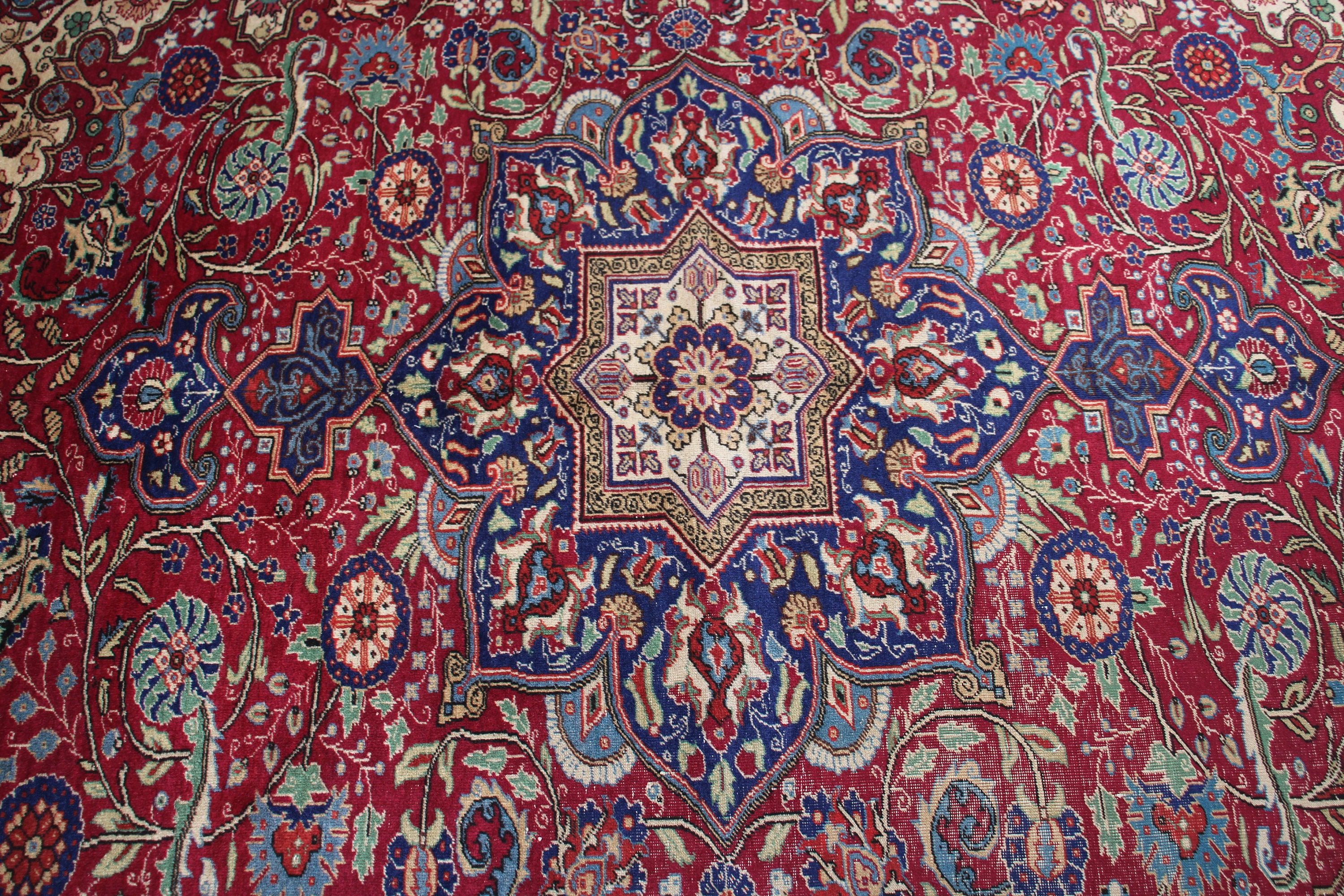 Türk Halısı, Havalı Halılar, El Dokuma Halılar, Büyük Boho Halılar, Kırmızı Lüks Halılar, Vintage Halı, Büyük Oushak Halılar, 5,1x9,7 ft Büyük Halılar, Egzotik Halı