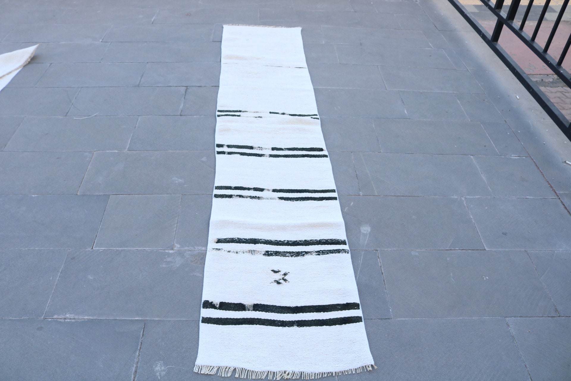 1.8x8.3 ft Runner Halı, Düz Dokuma Halılar, Türk Halısı, Mutfak Halısı, Koridor Halıları, Oushak Halısı, Vintage Halılar, Eski Halılar, Parlak Halılar