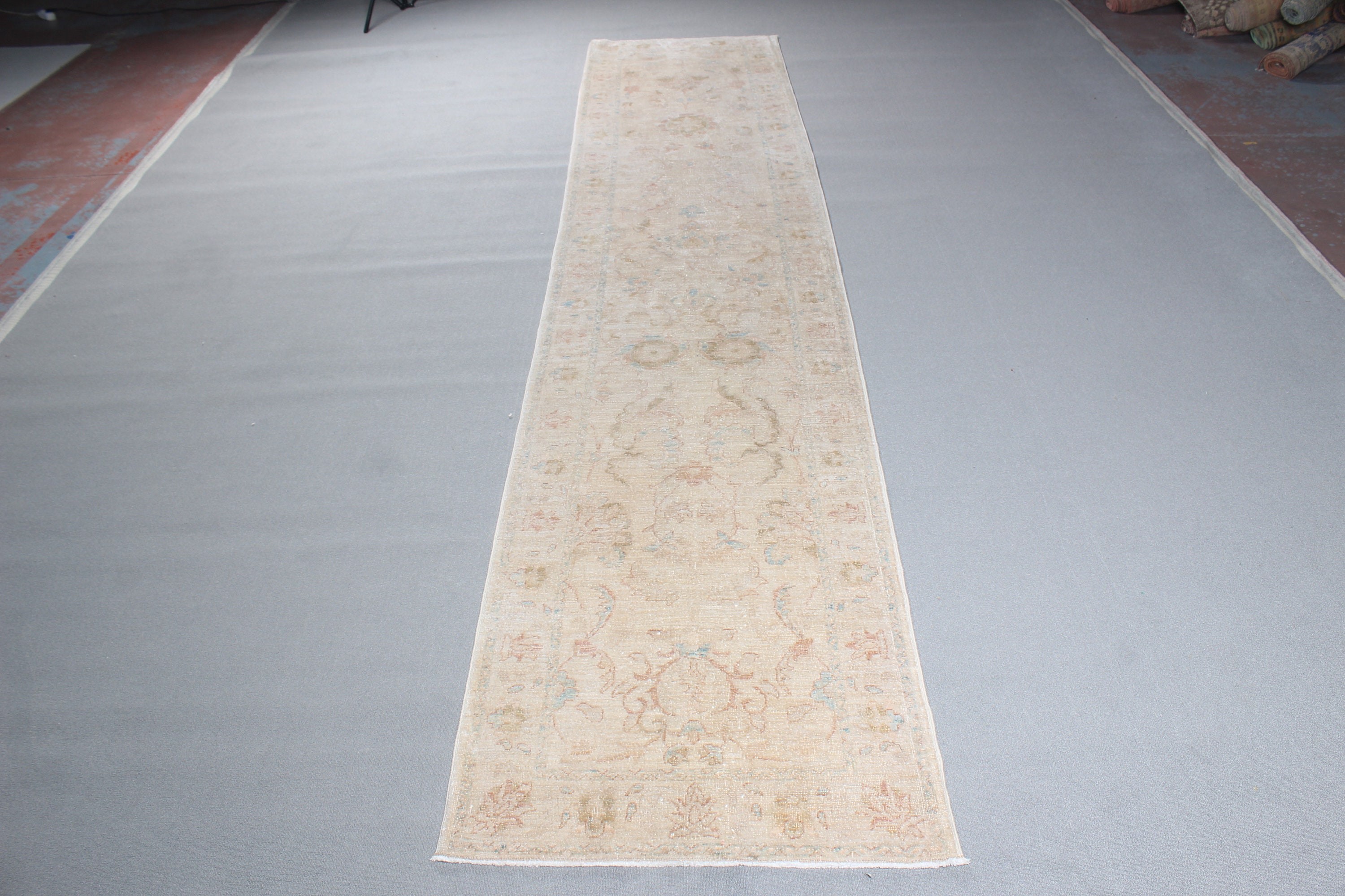 Koridor Halıları, Mutfak Halıları, Türk Halıları, Anadolu Halıları, Kahverengi Lüks Halılar, Kabile Halıları, 3x13,8 ft Runner Halısı, Vintage Halılar, Merdiven Halıları