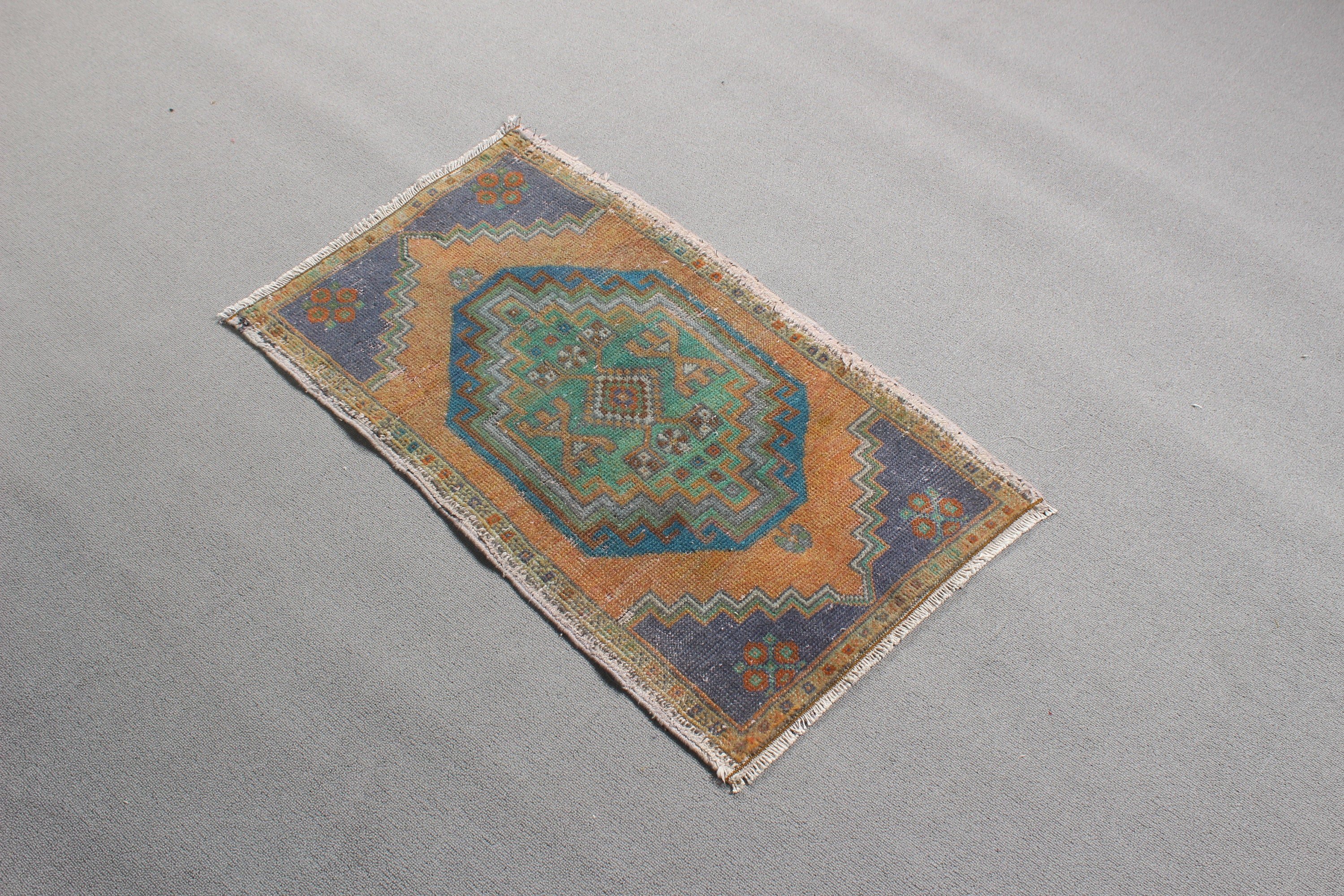 Vintage Rugs, Entry Rug, Turkish Rugs, Flatweave Rugs, Bath Rugs, Rugs for Bath, Bronze Moroccan Rug, 1.7x3 ft Small Rugs, Home Decor Rug