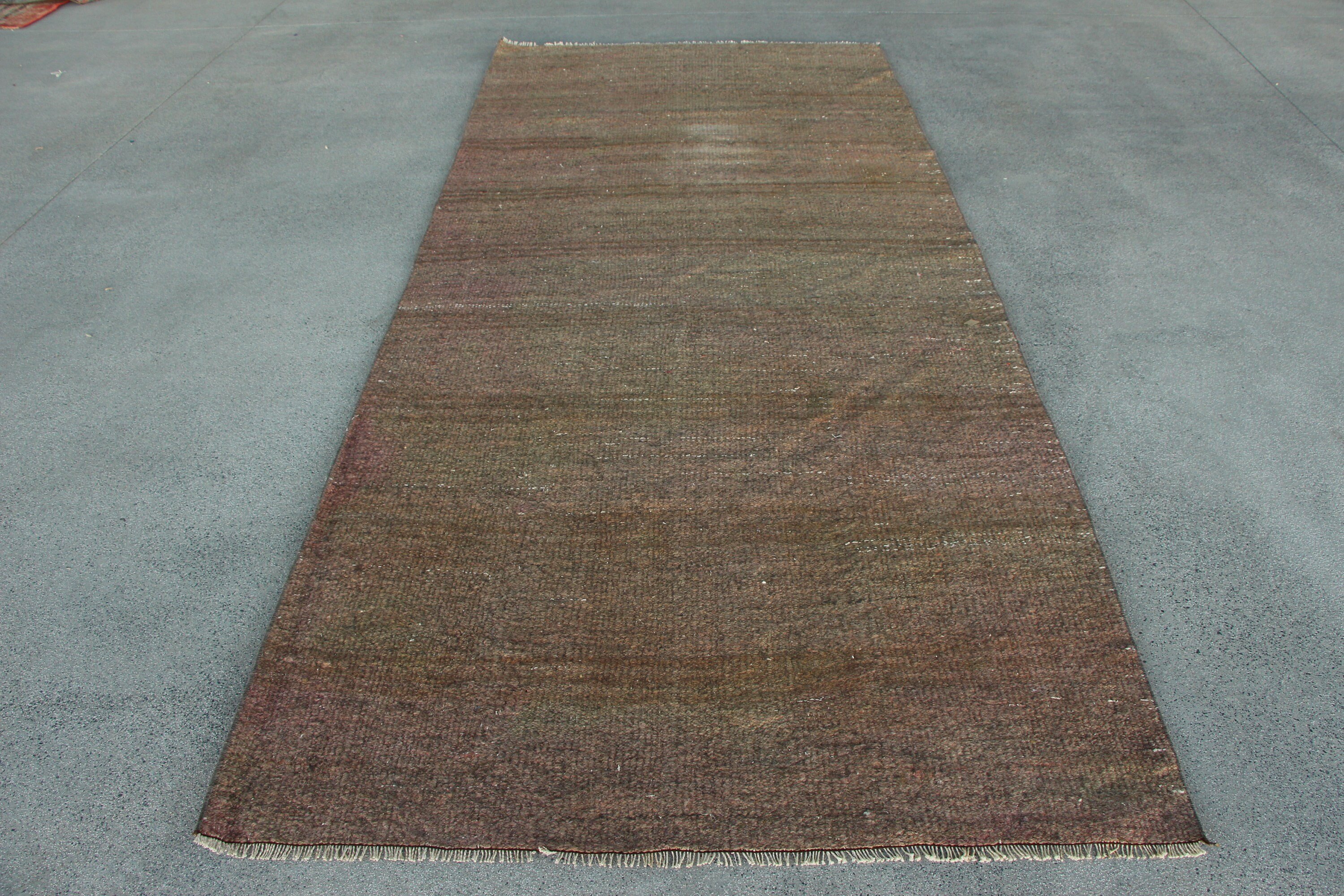 Green Antique Rug, Turkish Rug, Bedroom Rug, Salon Rug, Anatolian Rugs, Kilim, 4.4x10 ft Large Rug, Oriental Rugs, Retro Rug, Vintage Rug