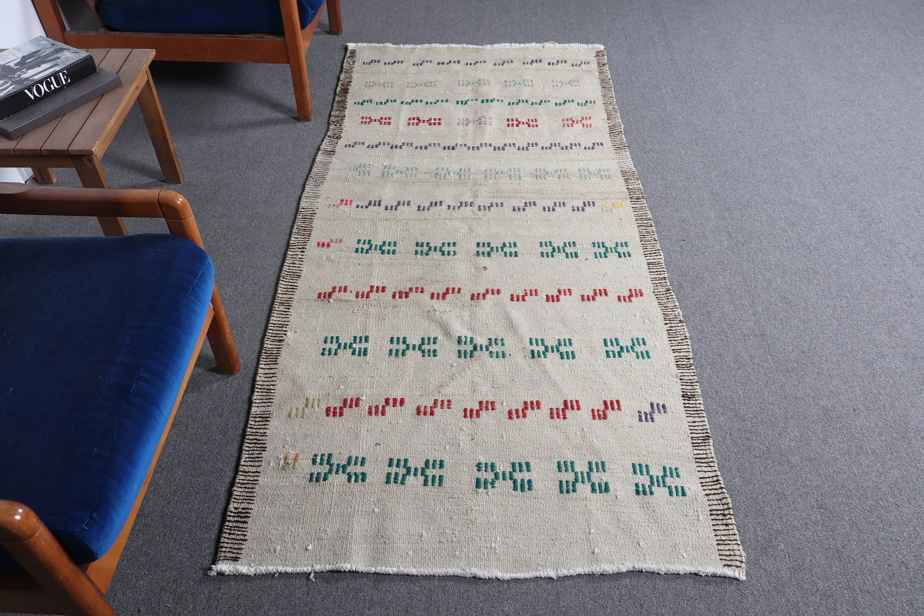 Mutfak Halıları, Vintage Halı, Ev Dekorasyonu Halıları, Estetik Halılar, Bej Yatak Odası Halıları, Giriş Halıları, Kilim, 3.2x6.8 ft Accent Halılar, Türk Halısı