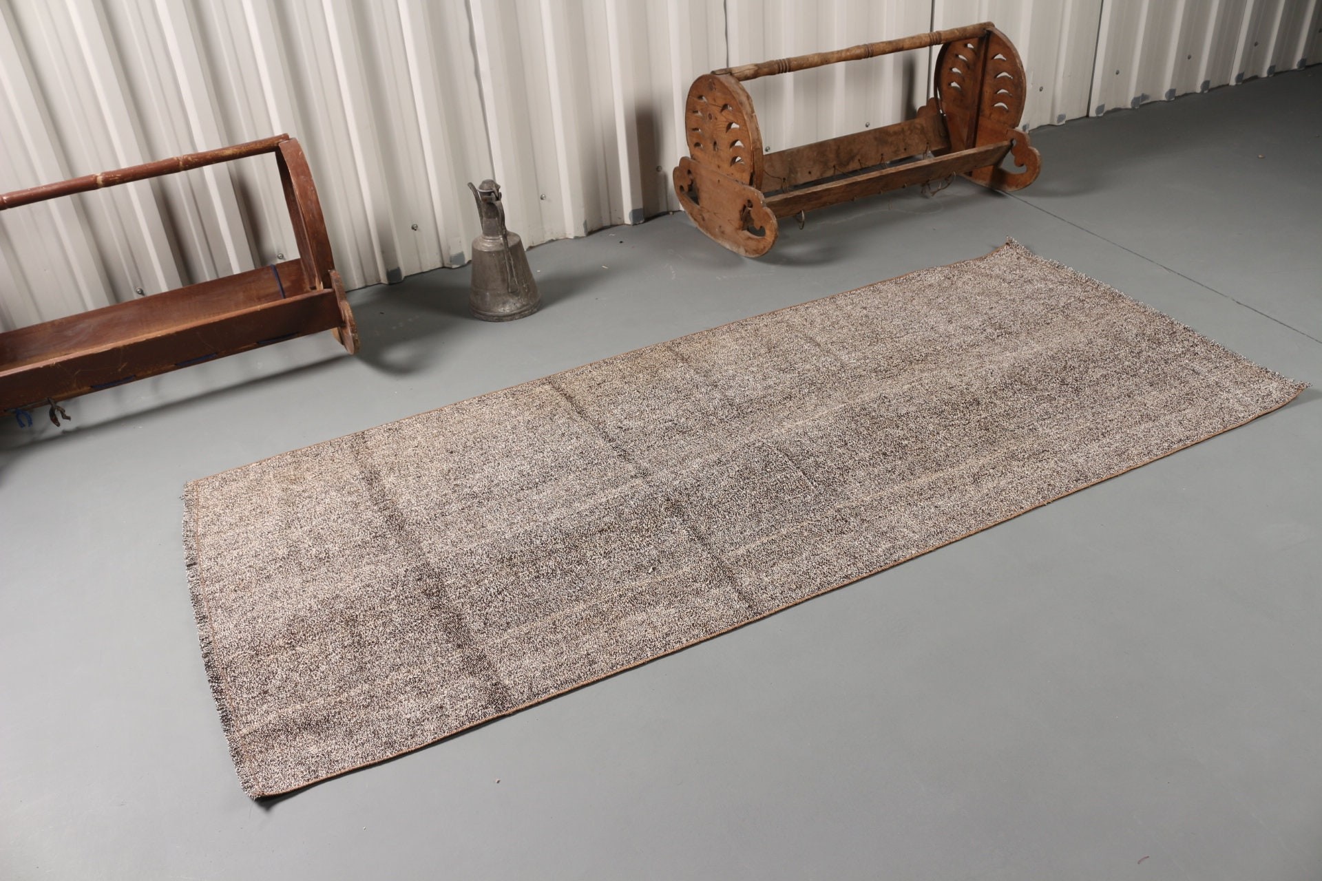 Eski Halı, Vintage Halı, Türk Halısı, Yatak Odası Halısı, Yer Halısı, Mutfak Halıları, Bej Ev Dekorasyonu Halısı, 3.2x7.7 ft Alan Halıları, Kilim, Mutfak Halısı