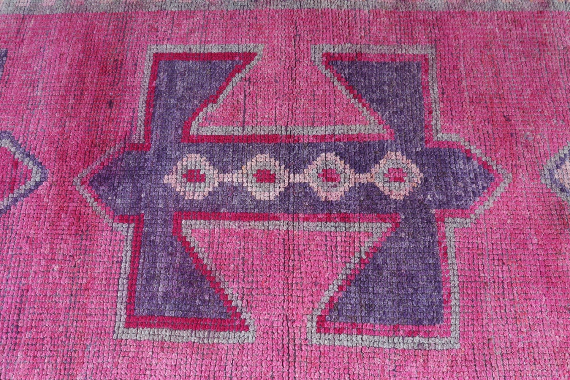 Hallway Rug, 3.1x10.8 ft Runner Rugs, Rugs for Stair, Oushak Rugs, Pink Floor Rug, Custom Rugs, Vintage Rugs, Turkish Rug, Kitchen Rugs