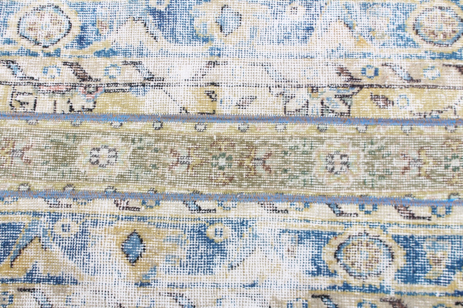 Oushak Halı, 1.7x5 ft Küçük Halılar, Vintage Halı, Çocuk Odası Halısı, Araba Paspas Halısı, Yeşil Mutfak Halıları, Çocuk Odası Halıları, Türk Halısı