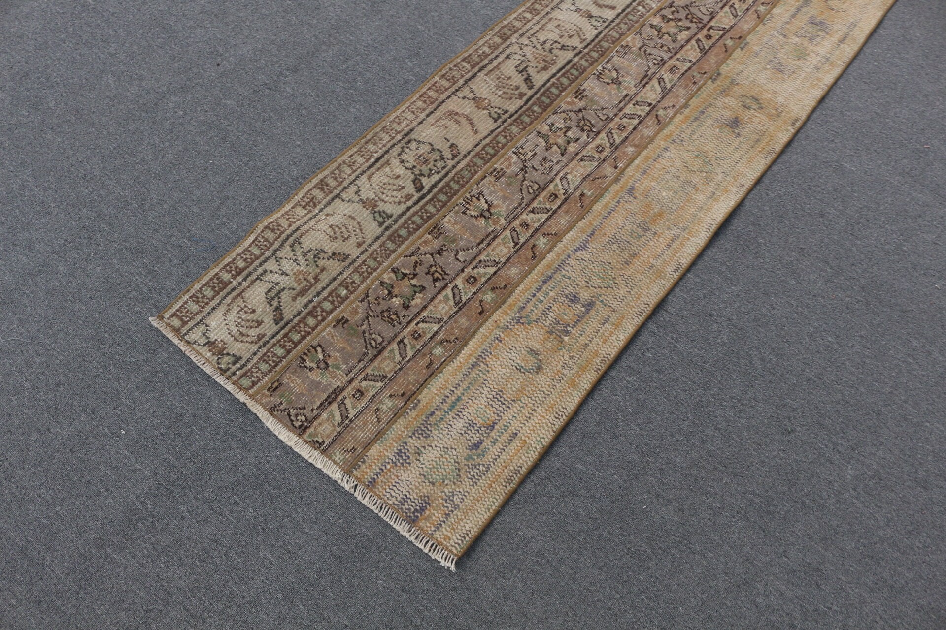 Vintage Halılar, Kahverengi Yatak Odası Halısı, Merdiven Halıları, Soğuk Halı, 2,1x6,9 ft Runner Halıları, Merdiven Halısı, Yün Halı, Mutfak Halıları, Sanat Halısı, Türk Halıları