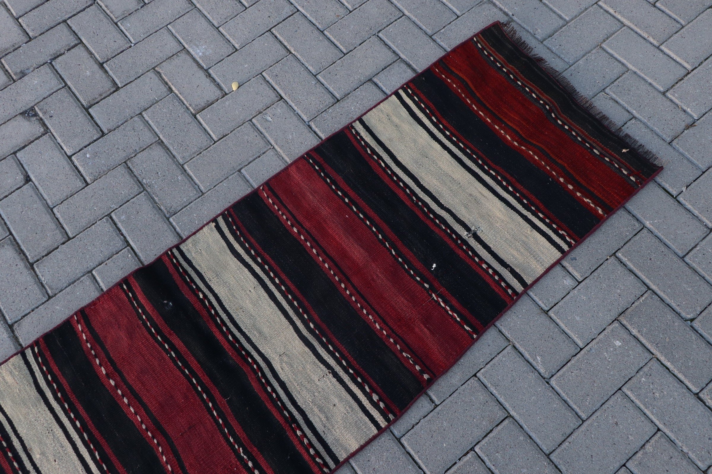 Koridor Halısı, Türk Halısı, Mutfak Halıları, Bohem Halısı, Kırmızı Ev Dekor Halıları, Havalı Halılar, Yün Halı, Kilim, Vintage Halı, 2x6,6 ft Yolluk Halıları