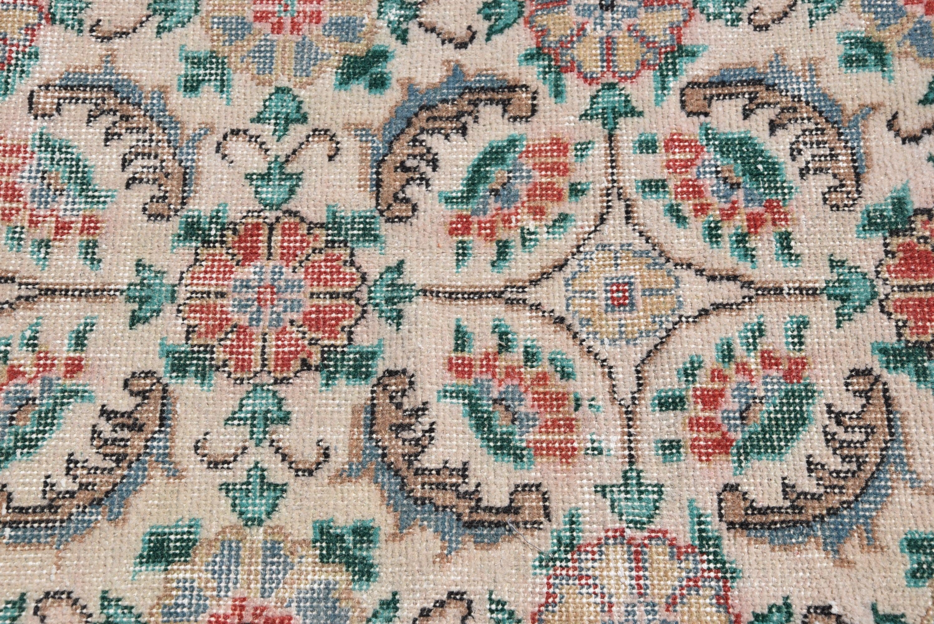 Pembe Oryantal Halılar, Yatak Odası Halıları, Vintage Halılar, Türk Halısı, Oturma Odası Halıları, Anadolu Halısı, 3.9x6.8 ft Alan Kilim, Yün Halı, Sessiz Halı