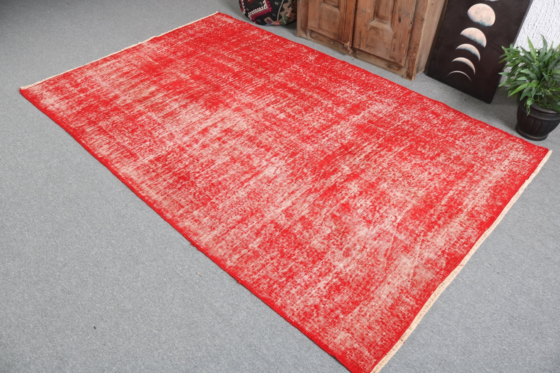 Nursery Rug, Living Room Rugs, 4.8x7.7 ft Area Rug, Red Bedroom Rug, Oriental Rug, Neutral Rugs, Decorative Rug, Turkish Rugs, Vintage Rugs