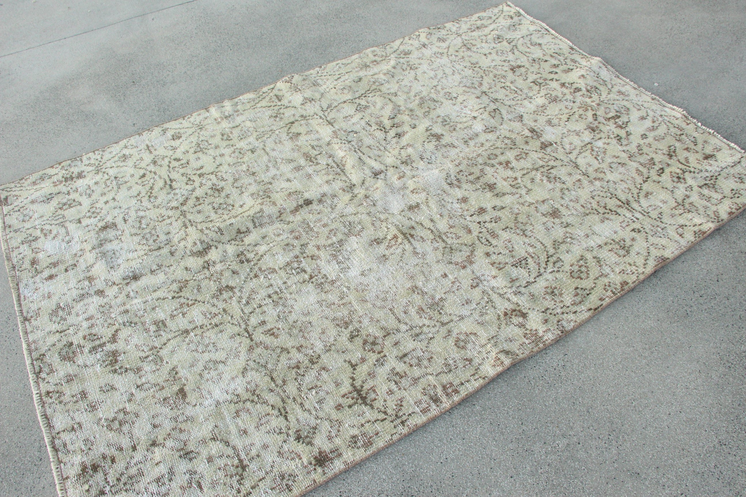 4.4x6.9 ft Area Rugs, Beige Luxury Rug, Vintage Rugs, Living Room Rugs, Turkish Rugs, Kitchen Rug, Home Decor Rug, Vintage Area Rug