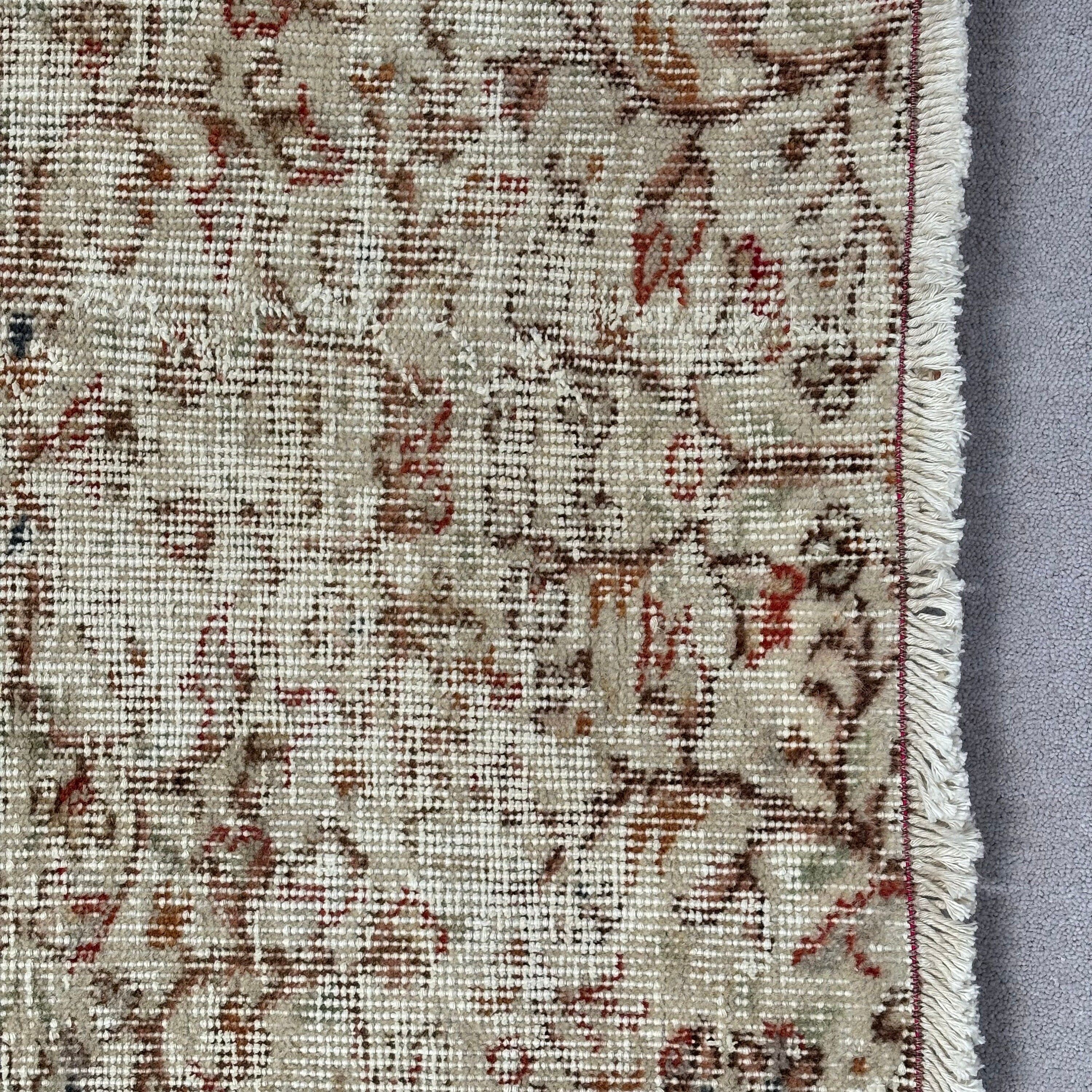 Vintage Halı, Yer Halısı, Türk Halıları, Yatak Odası Halıları, Fas Halısı, 6.6x9.9 ft Büyük Halılar, Aztek Halıları, Oturma Odası Halıları, Bej Açıklama Halısı