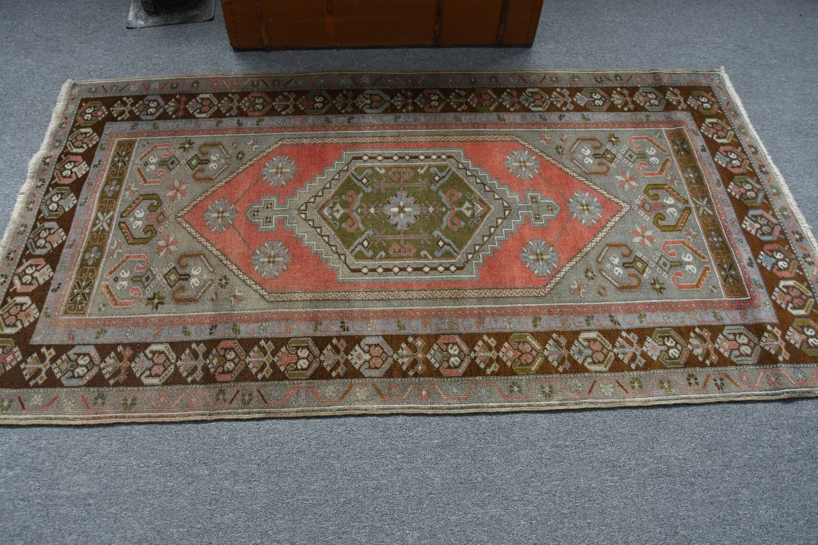 Yer Halıları, Türk Halısı, 3.7x7 ft Alan Halıları, Yemek Odası Halısı, Yemek Odası Halıları, Türk Alan Halısı Halıları, Vintage Halı, Renkli Halı