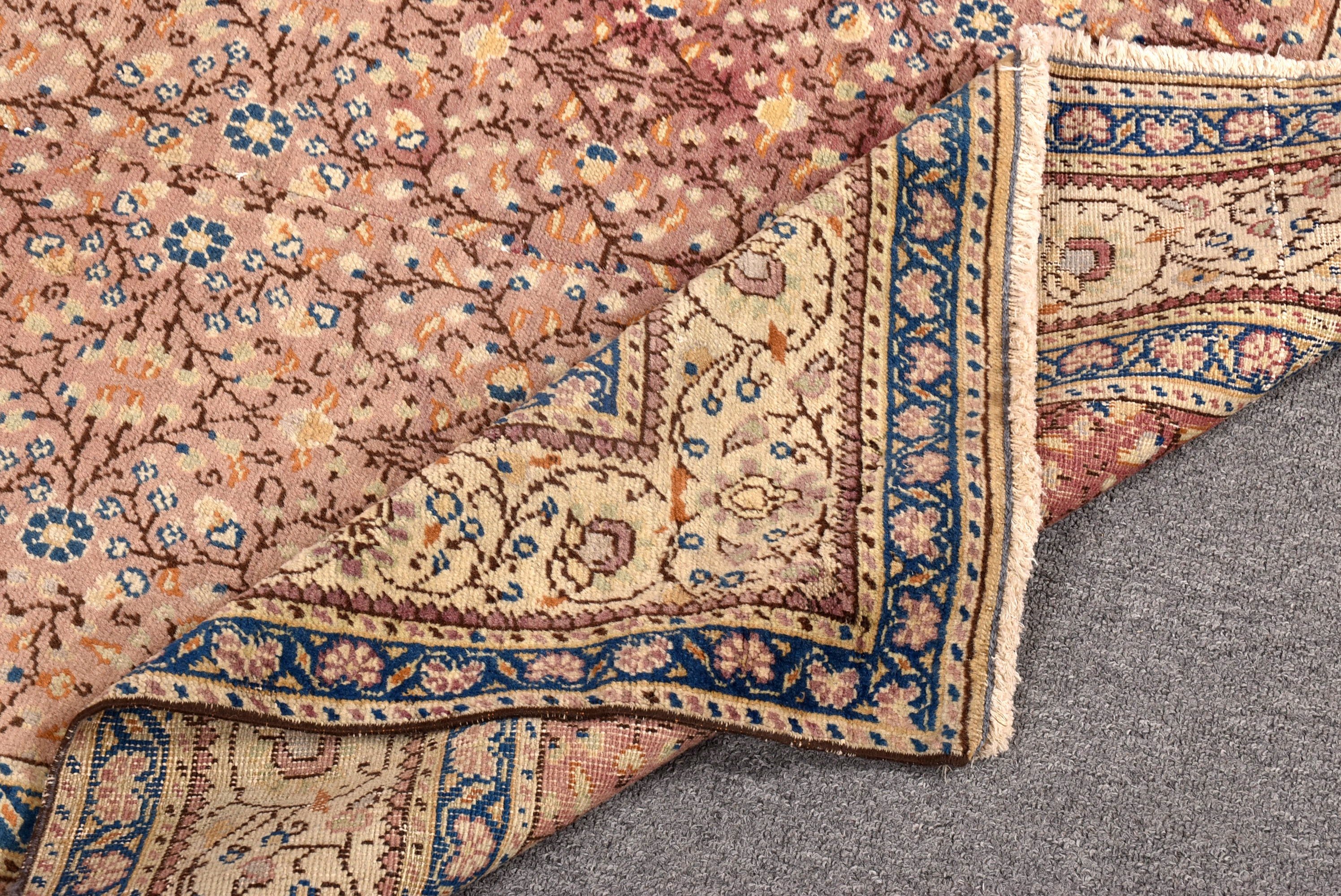 Modern Halılar, 3,6x5,5 ft Aksan Halı, Yün Halı, Aksan Halıları, Mor Boho Halı, Çocuk Halısı, Türk Halısı, Vintage Halılar, Yatak Odası Halıları