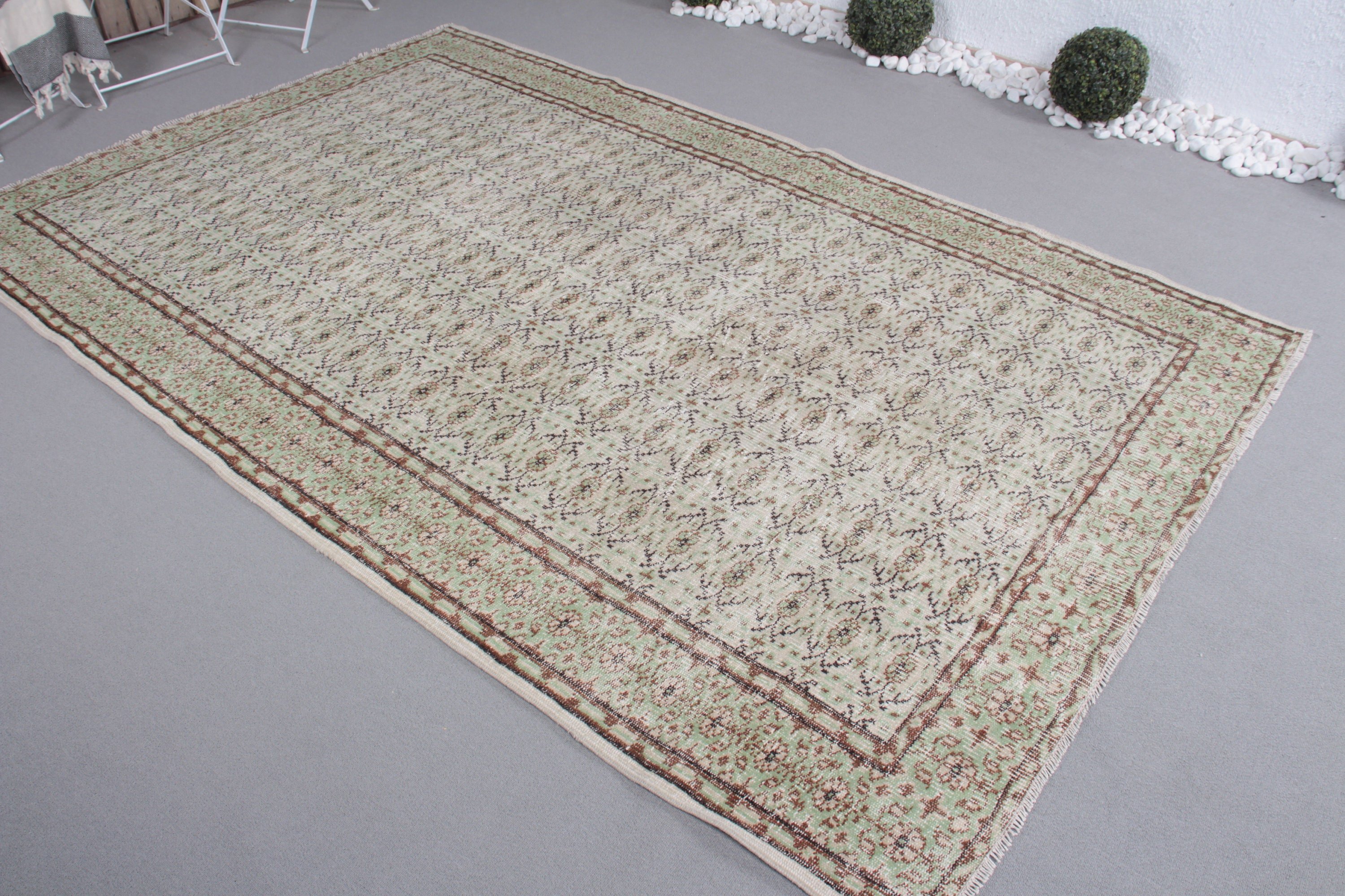 Flatweave Rugs, Anatolian Rug, Vintage Rugs, Dining Room Rugs, Beige Cool Rugs, Bedroom Rug, Antique Rug, Turkish Rug, 5.7x9 ft Large Rug