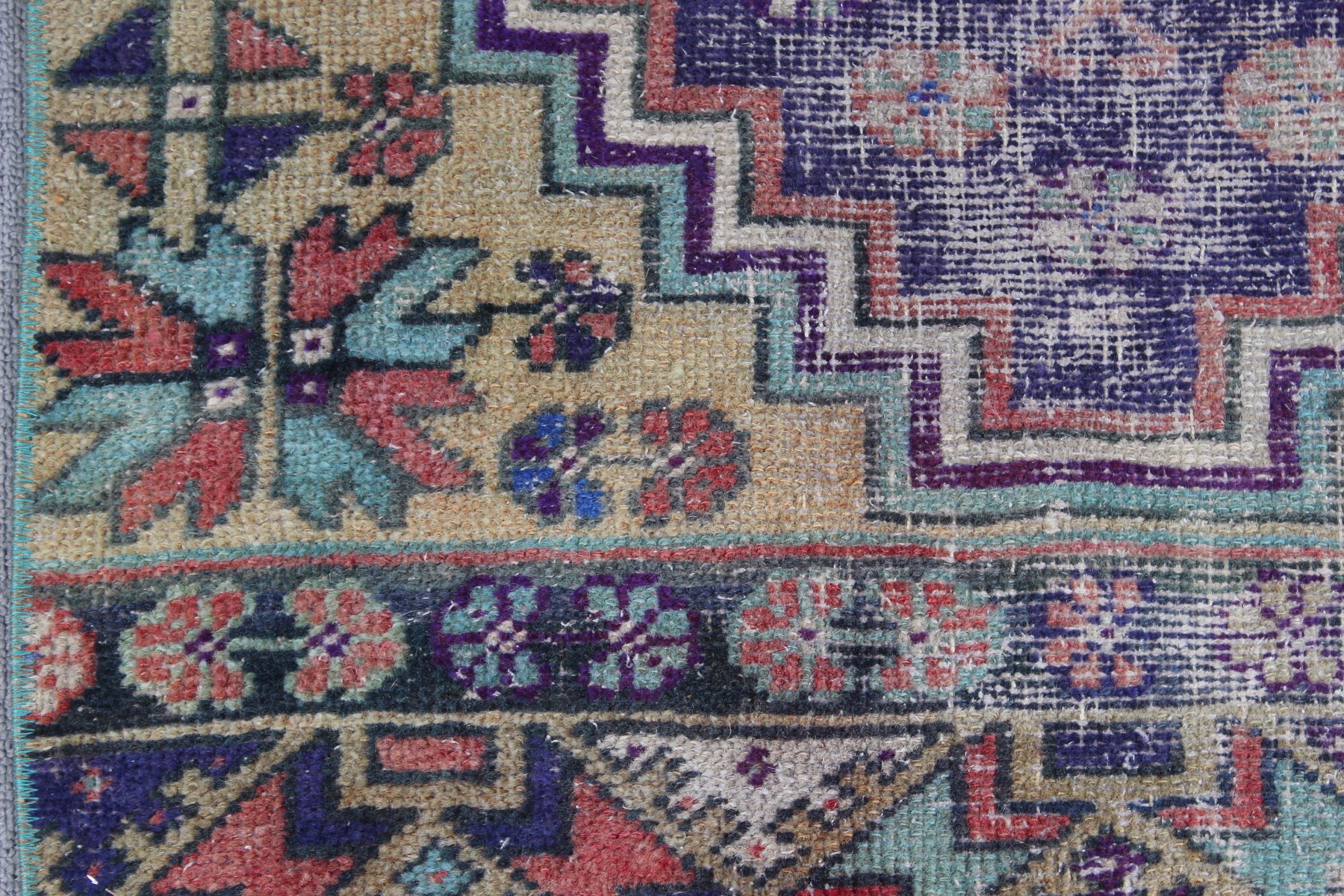 Boho Halı, Koridor Halıları, Vintage Halı, Vintage Yolluk Halıları, Modern Halılar, Türk Halıları, Sanatsal Halılar, Kırmızı Nötr Halılar, 2.2x5.5 ft Yolluk Halısı