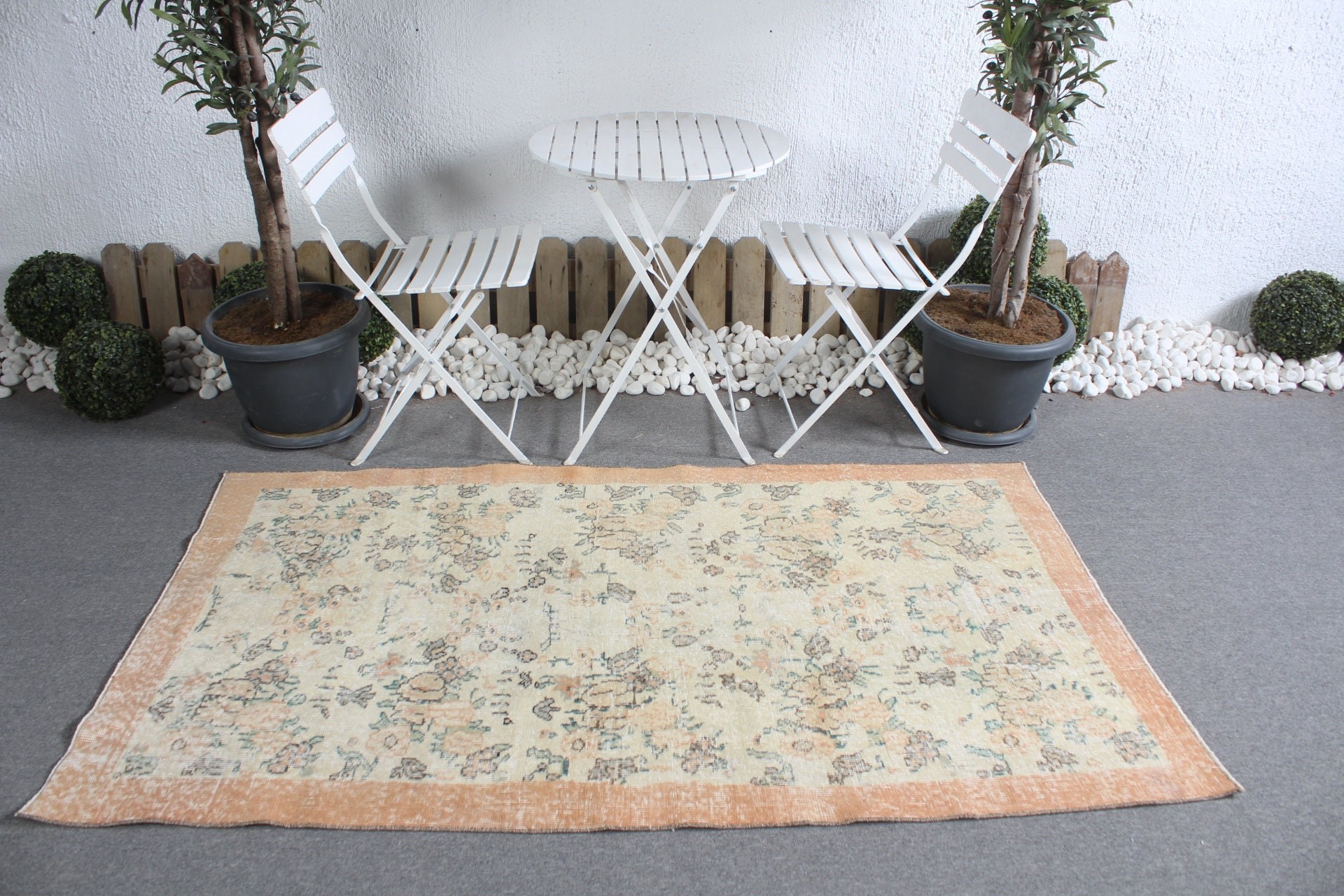 Mutfak Halısı, Çocuk Halısı, 3,6x6,3 ft Aksan Halısı, Vintage Halılar, Turuncu Anadolu Halıları, Bohem Halısı, Yatak Odası Halısı, Türk Halısı, Oryantal Halılar