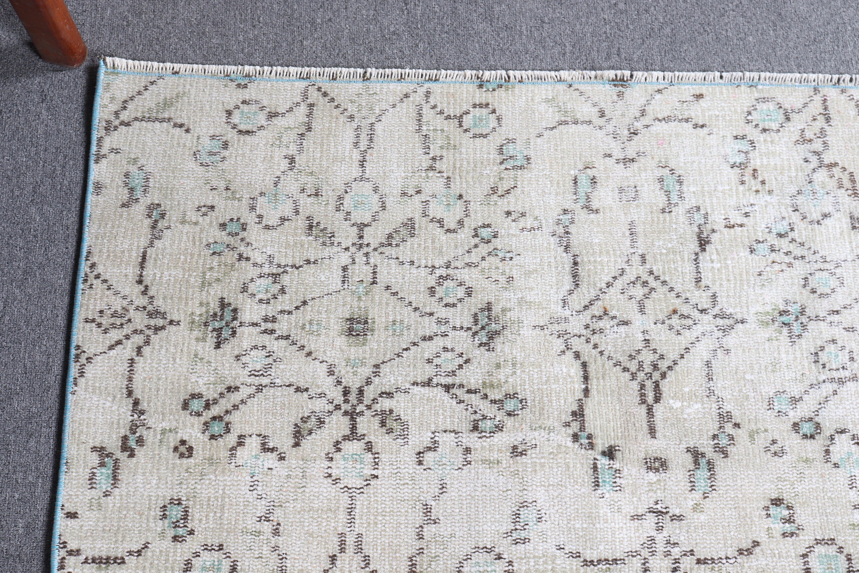 Rugs for Bedroom, Bedroom Rugs, Custom Rug, Green Home Decor Rugs, 3.9x7.5 ft Area Rug, Floor Rugs, Indoor Rugs, Turkish Rug, Vintage Rugs
