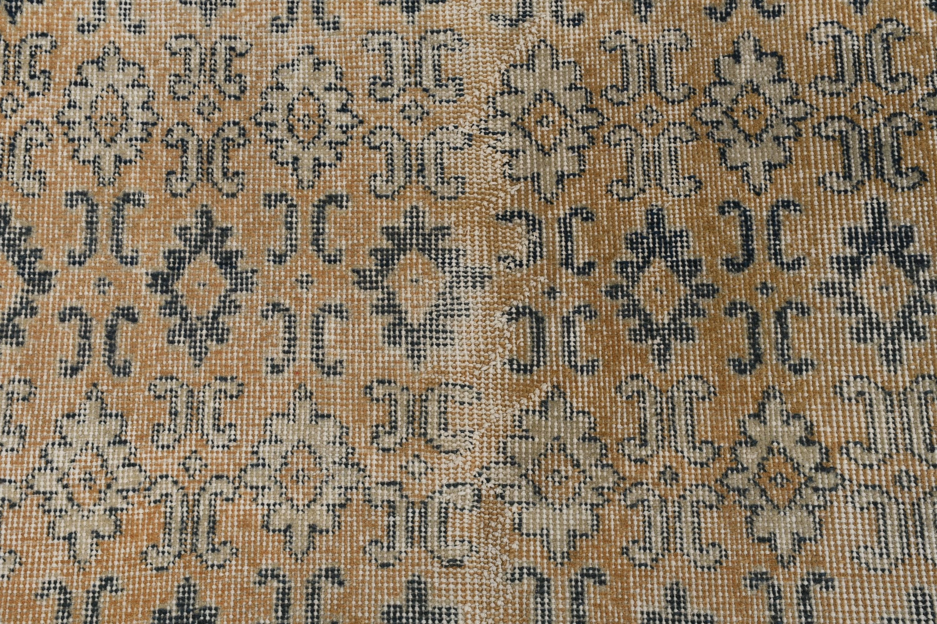 Vintage Rug, Bronze Bedroom Rug, Cool Rugs, Rugs for Nursery, Eclectic Rug, 3.4x6.7 ft Accent Rug, Turkish Rugs, Bedroom Rugs, Kitchen Rugs