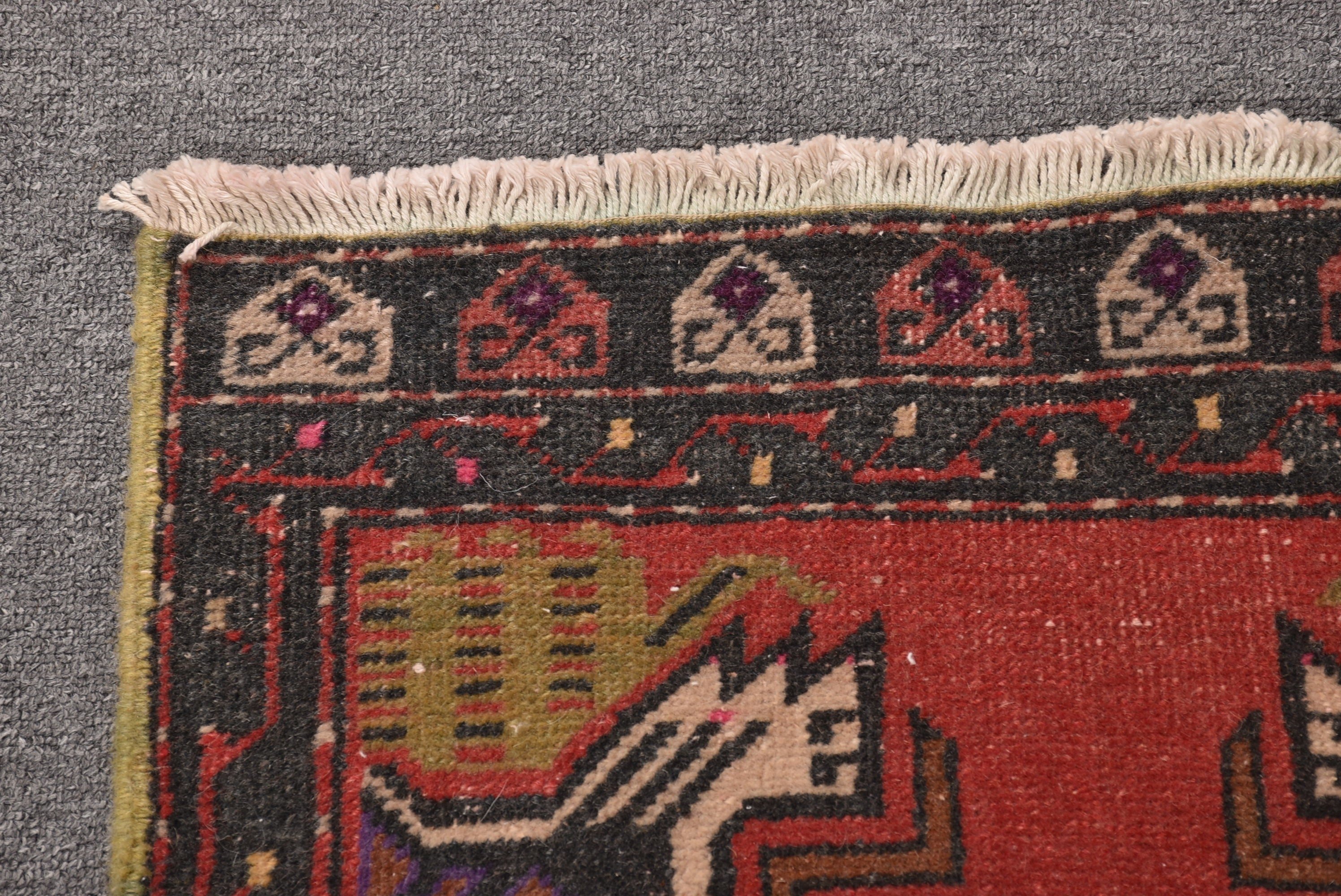 Yatak Odası Halıları, 1.8x3.3 ft Küçük Halı, Çocuk Halıları, Vintage Halı, Boho Halıları, Kırmızı Mutfak Halıları, Türk Halısı, Geometrik Halı, Paspas Halıları