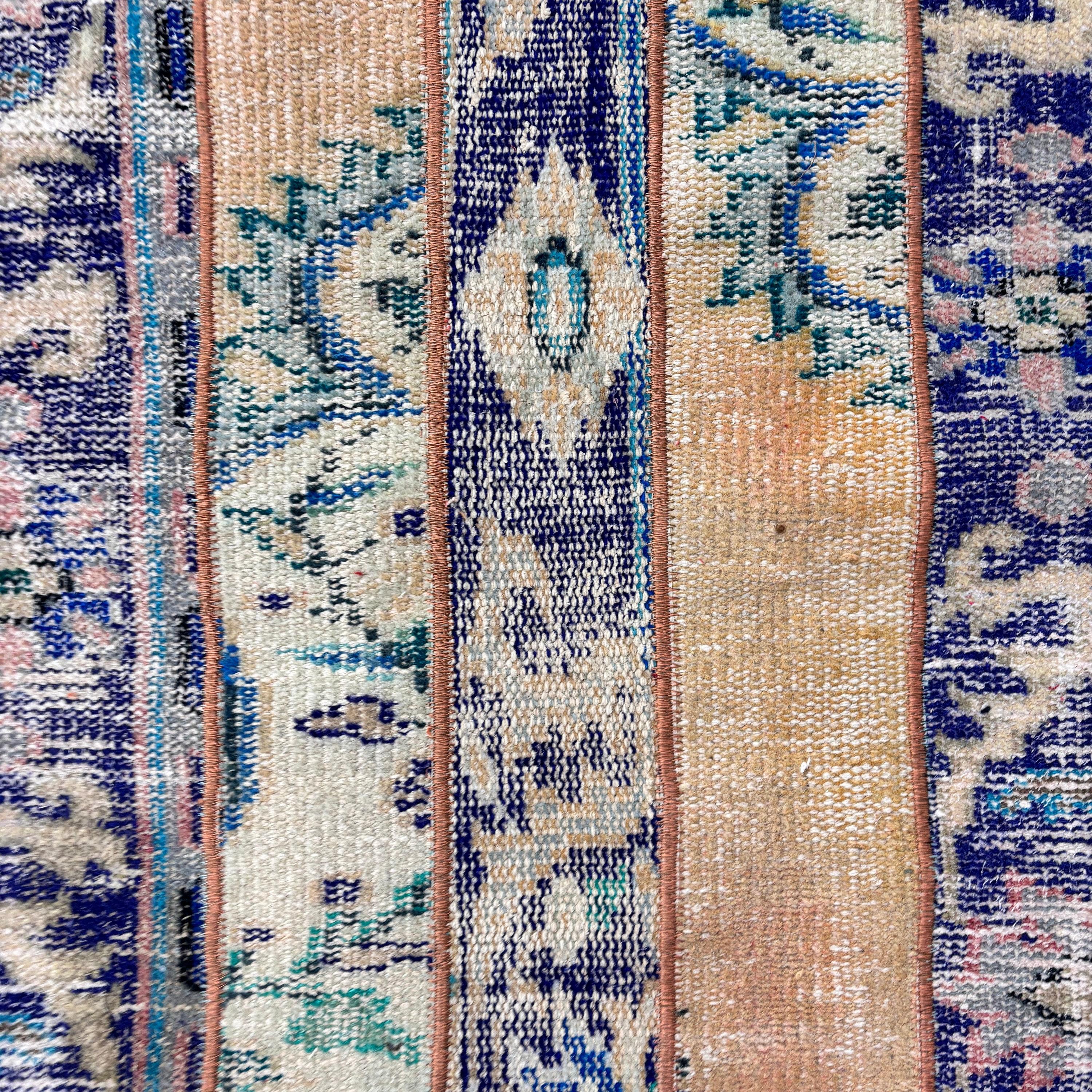 Organic Rug, Oriental Rugs, Vintage Rug, Beige Wool Rugs, Kitchen Rugs, 2.6x4.1 ft Small Rug, Turkish Rug, Small Area Rug, Wall Hanging Rug