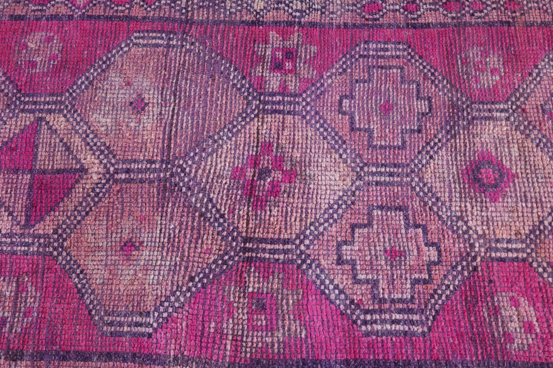 2.6x9.2 ft Runner Rug, Kitchen Rugs, Turkish Rugs, Stair Rugs, Outdoor Rugs, Pink Anatolian Rugs, Flatweave Rug, Boho Rugs, Vintage Rug