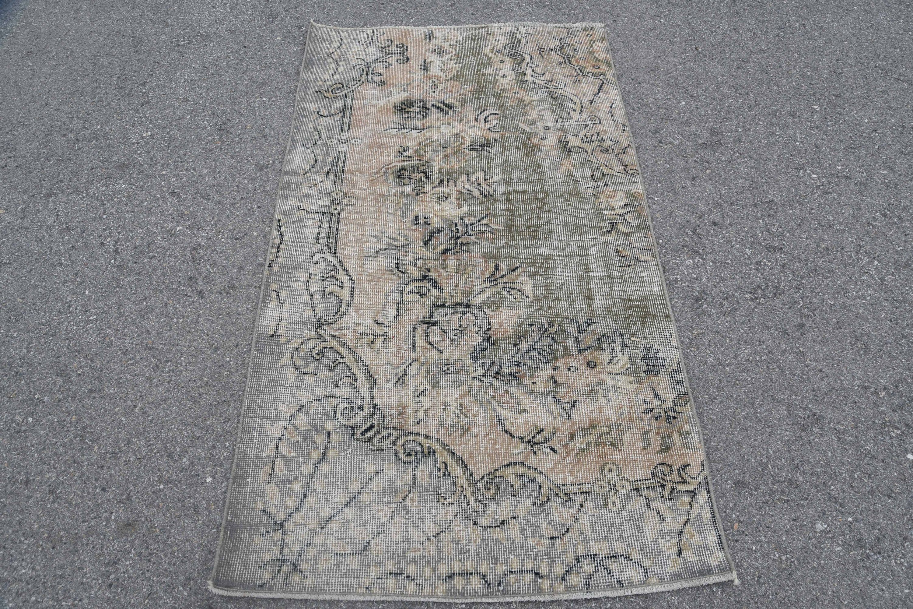 3.1x5.5 ft Accent Halı, Giriş Halısı, Vintage Halı, Yatak Odası Halısı, Türk Halıları, Yatak Odası Halıları, Ofis Halısı, Fas Halısı, Etnik Halı, Yer Halısı