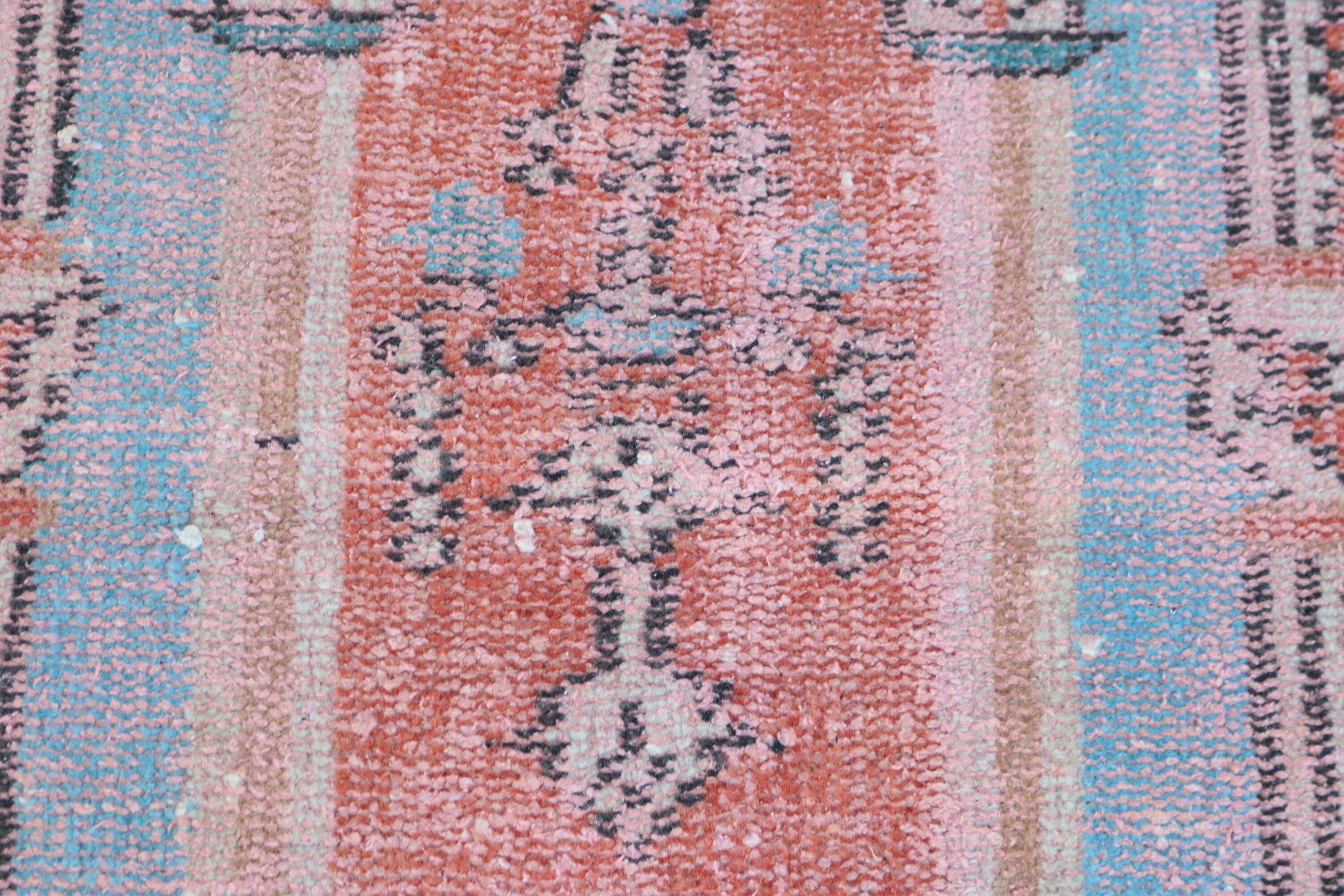 Neutral Rug, Vintage Rug, Moroccan Rugs, Orange  2.1x4 ft Small Rugs, Wall Hanging Rugs, Bedroom Rug, Turkish Rugs, Floor Rugs