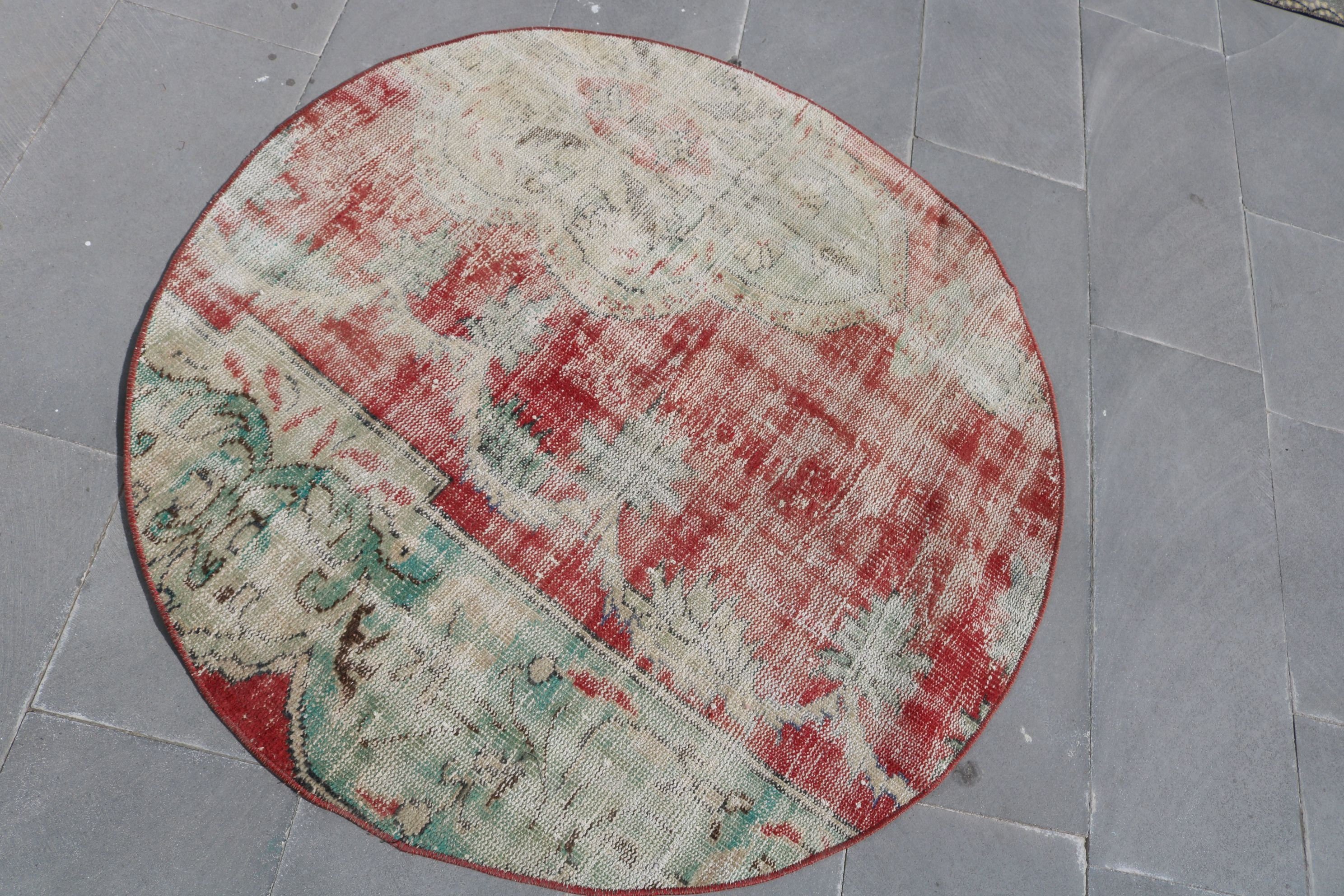 Rugs for Bedroom, 4.1x4.1 ft Accent Rug, Vintage Rug, Antique Rug, Nursery Rugs, Turkey Rug, Floor Rug, Entry Rugs, Turkish Rug, Cool Rugs
