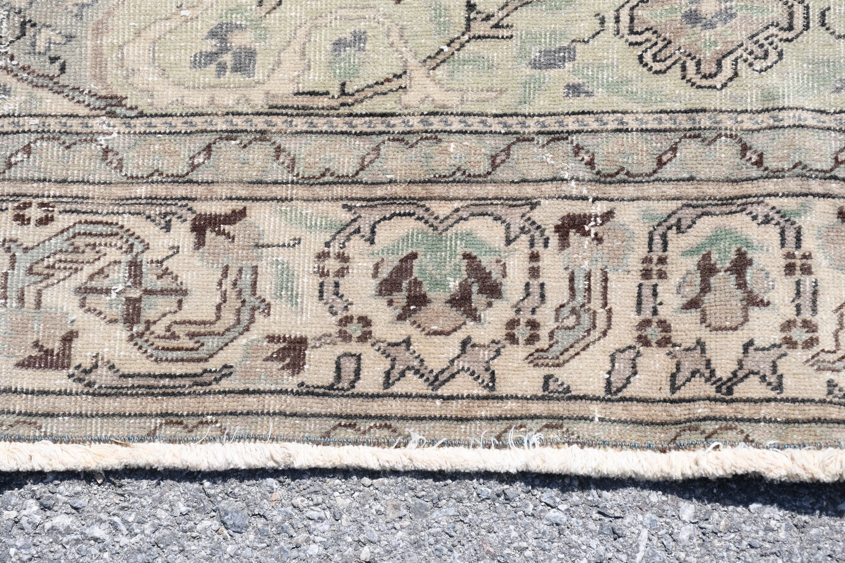 Dining Room Rug, Home Decor Rug, Oriental Rug, Vintage Rug, 6.2x9.6 ft Large Rug, Living Room Rug, Art Rug, Turkish Rug, Beige Oriental Rug