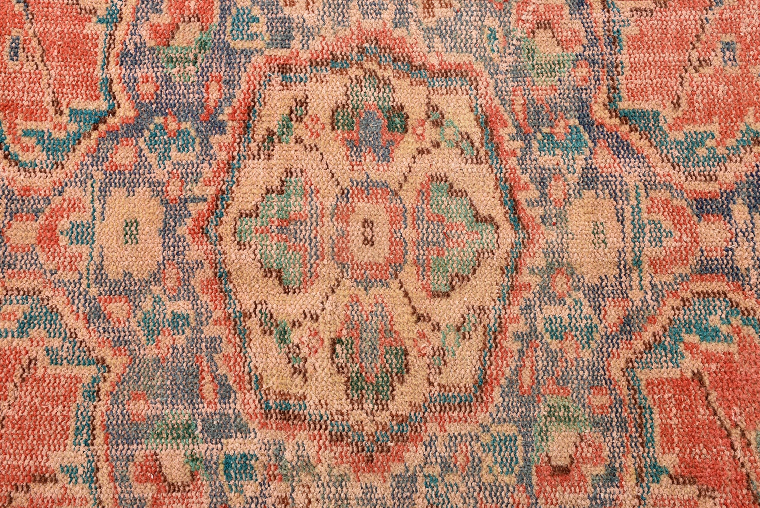 Pink Flatweave Rug, Vintage Rug, Neutral Rug, Salon Rugs, Modern Rugs, Turkish Rugs, Rugs for Bedroom, Large Boho Rug, 5.6x9 ft Large Rugs