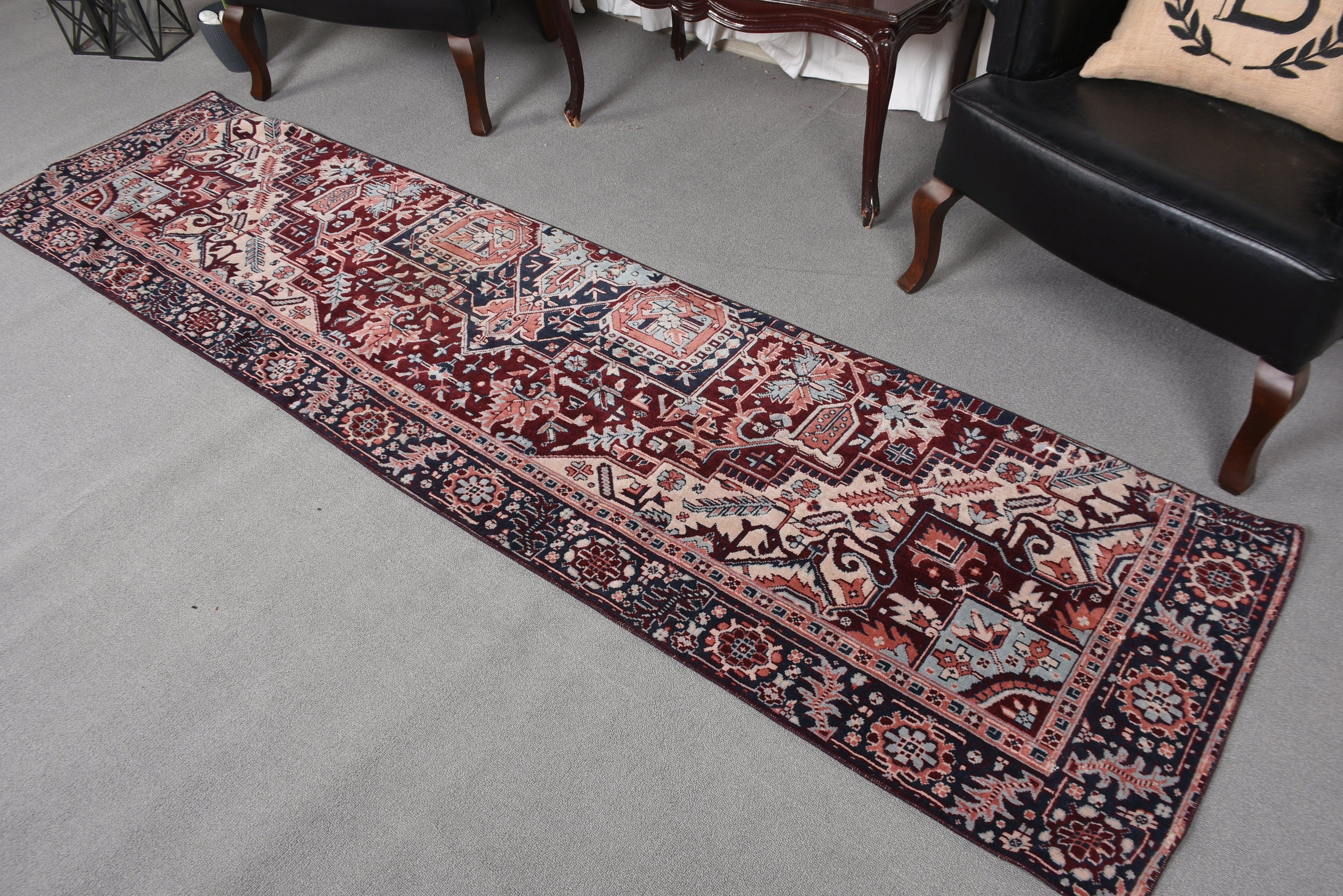 Yün Halılar, 2.4x9 ft Yolluk Halılar, Estetik Halılar, Mor Anadolu Halıları, Koridor Halıları, Yer Halıları, Vintage Halı, Mutfak Halısı, Türk Halıları